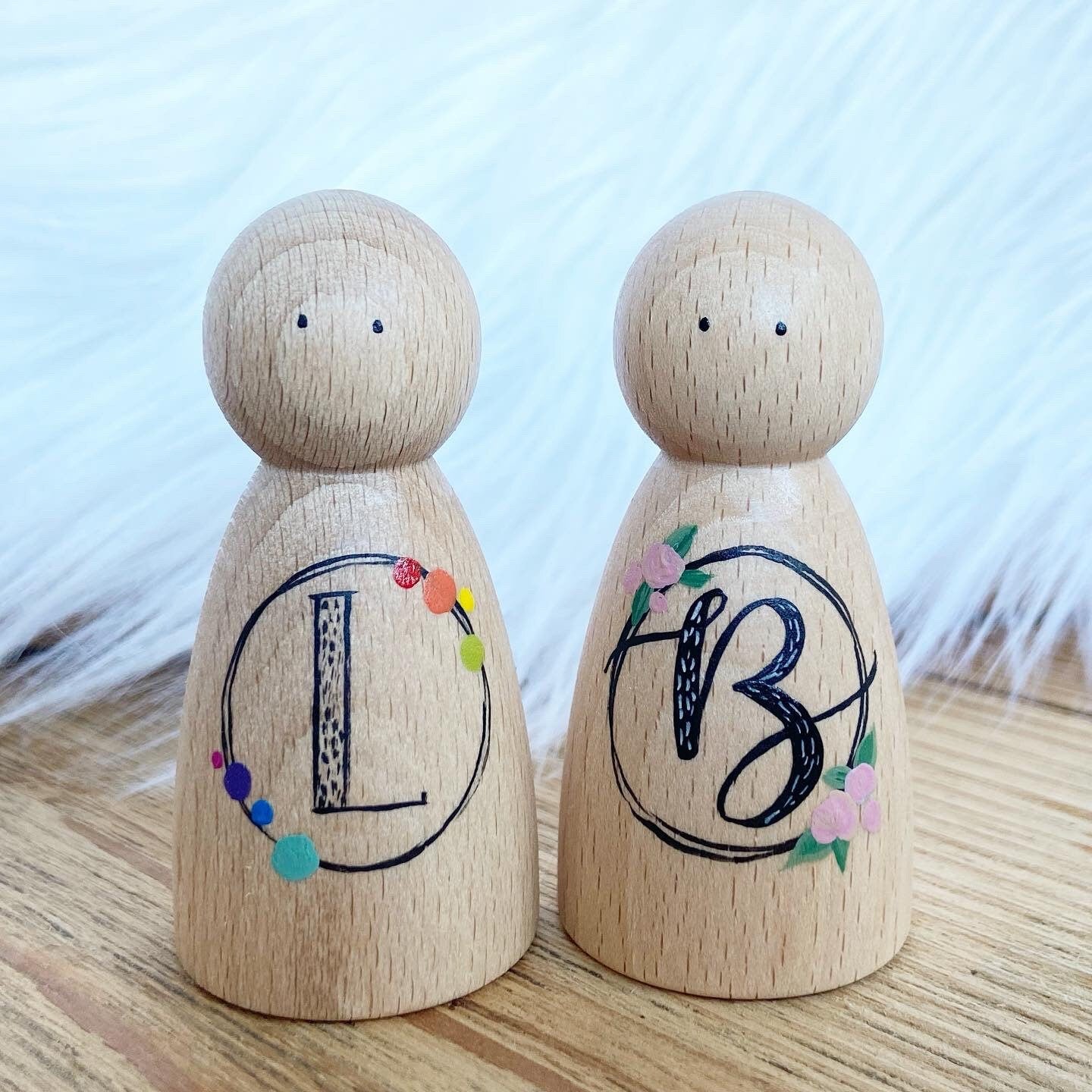 Personalised Initial Peg Doll