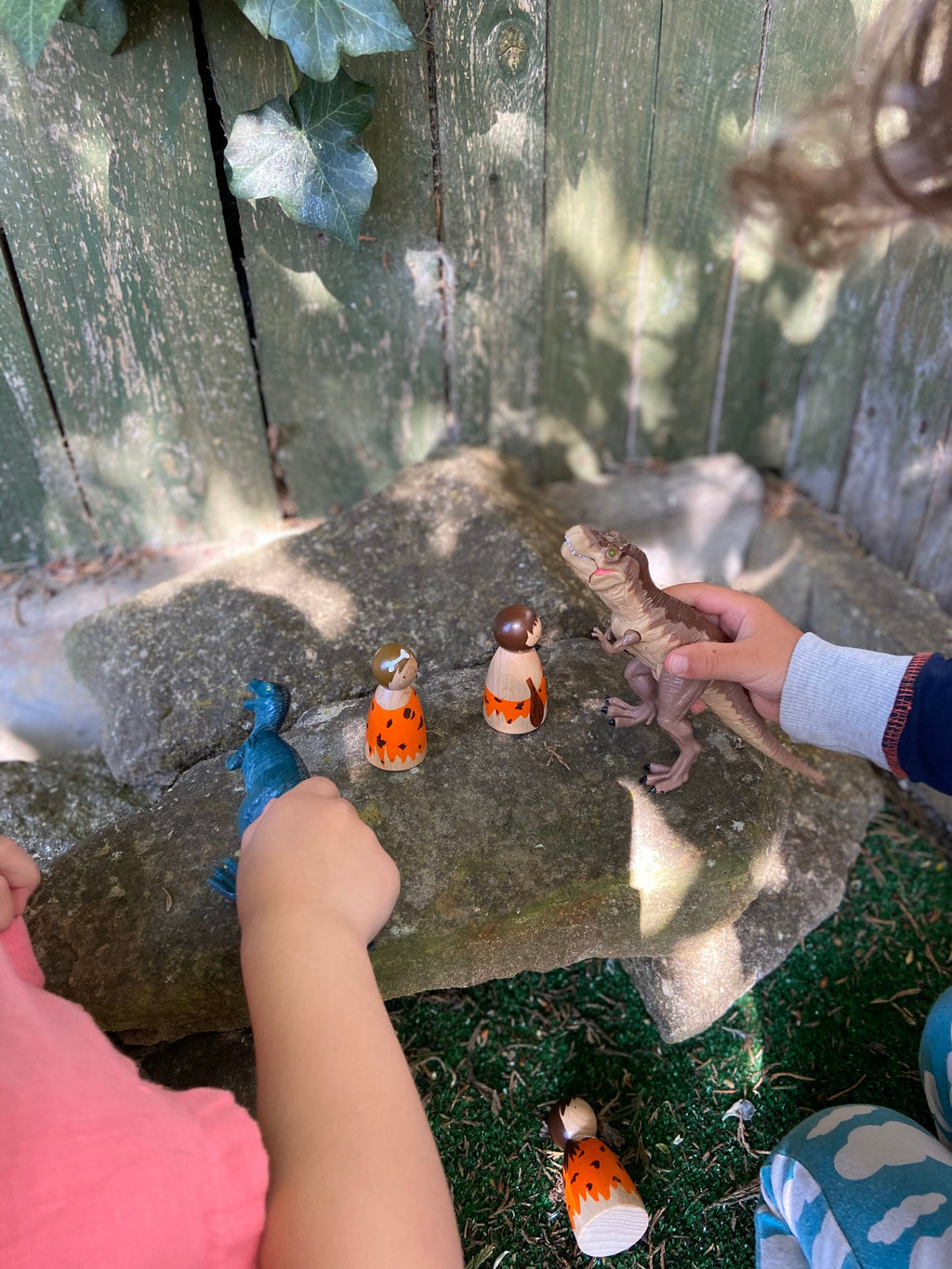 Cave Family Peg Dolls