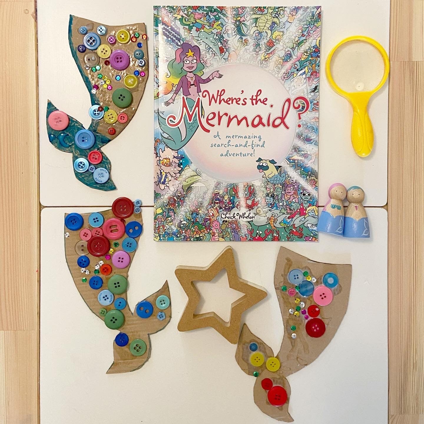 Mermaid & Merman Peg Dolls