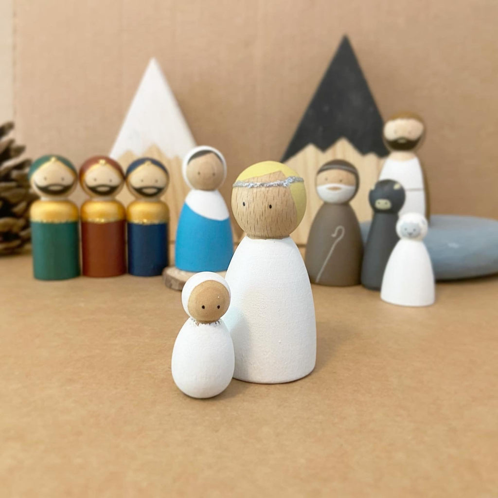 Christmas Nativity Peg Doll Set