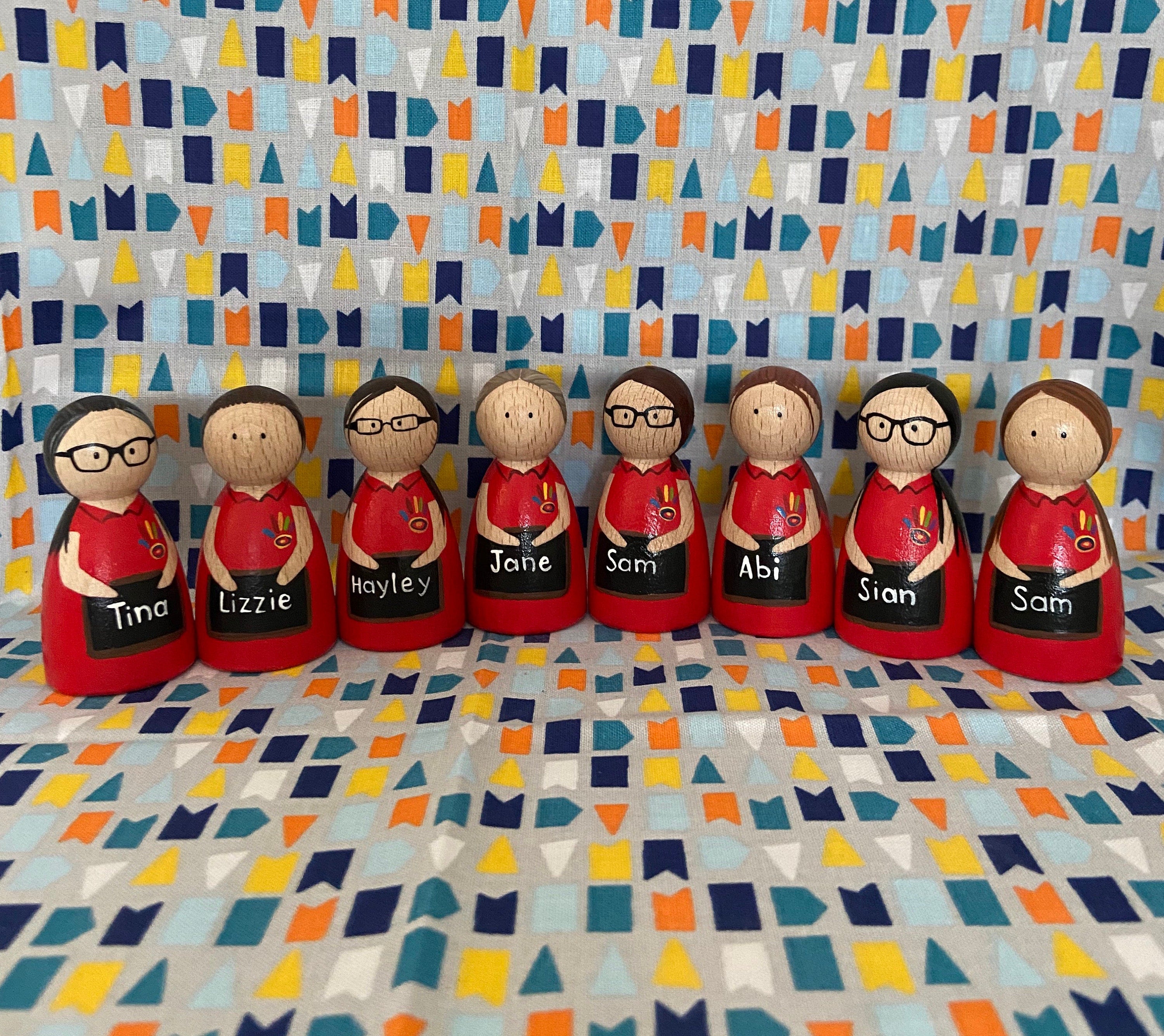 Personalised Teacher Peg Doll