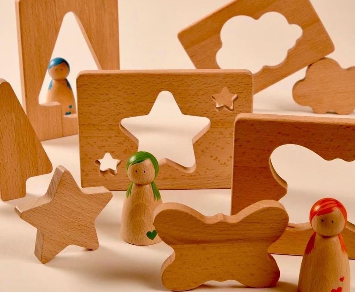 Rainbow Love Peg Dolls