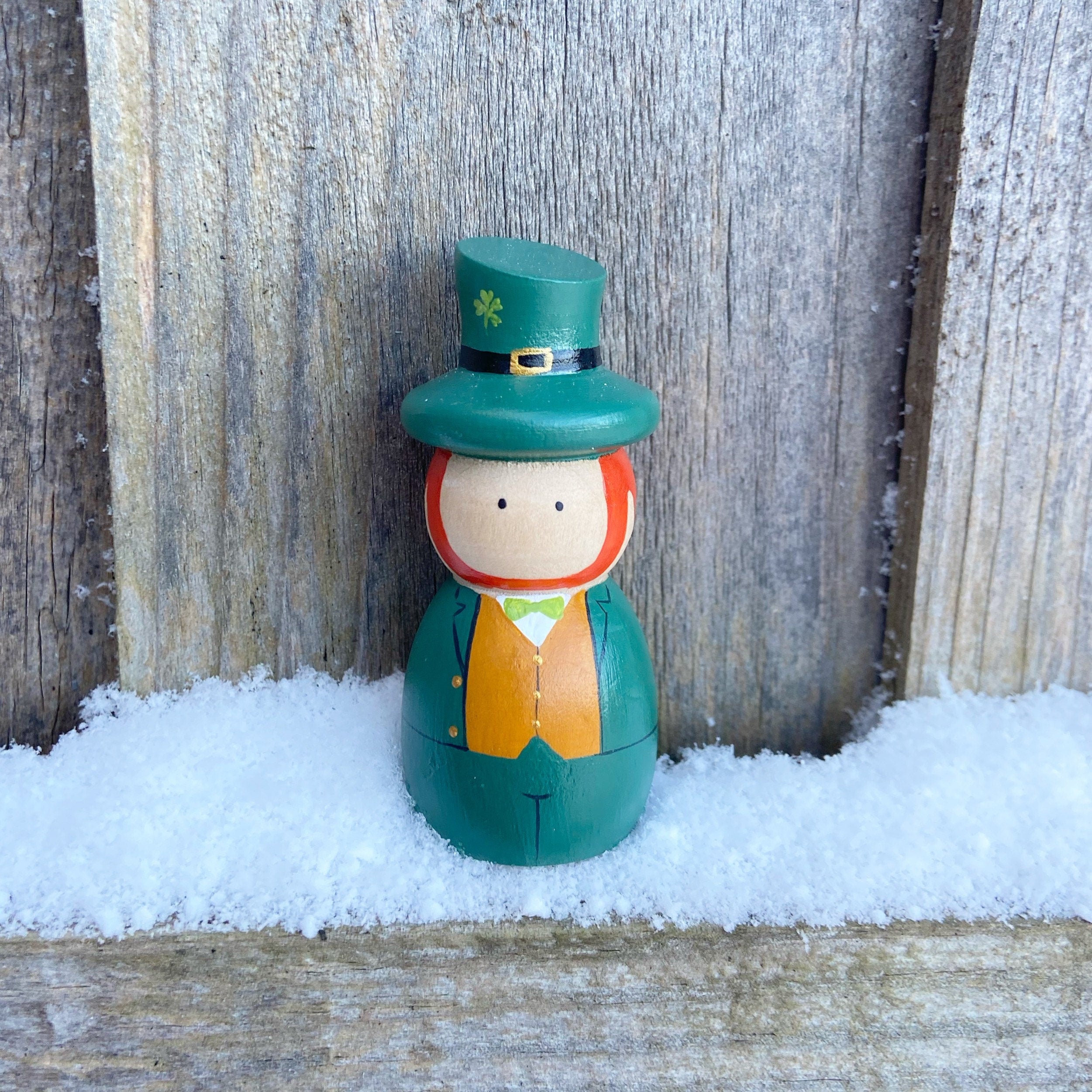 St Patrick’s Day Peg Doll
