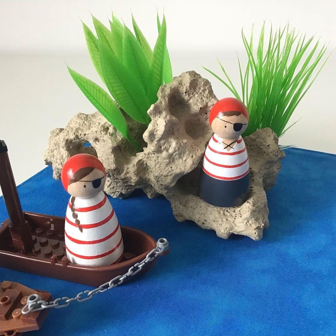 Pirate Peg Dolls