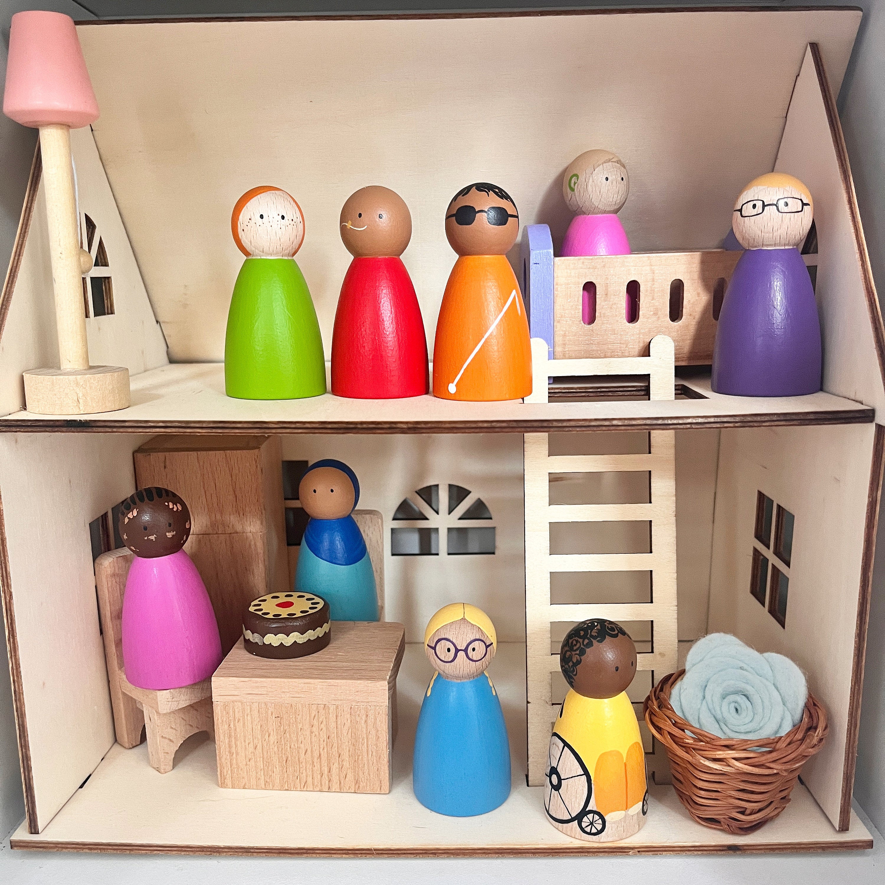 Inclusive Peg Doll Set