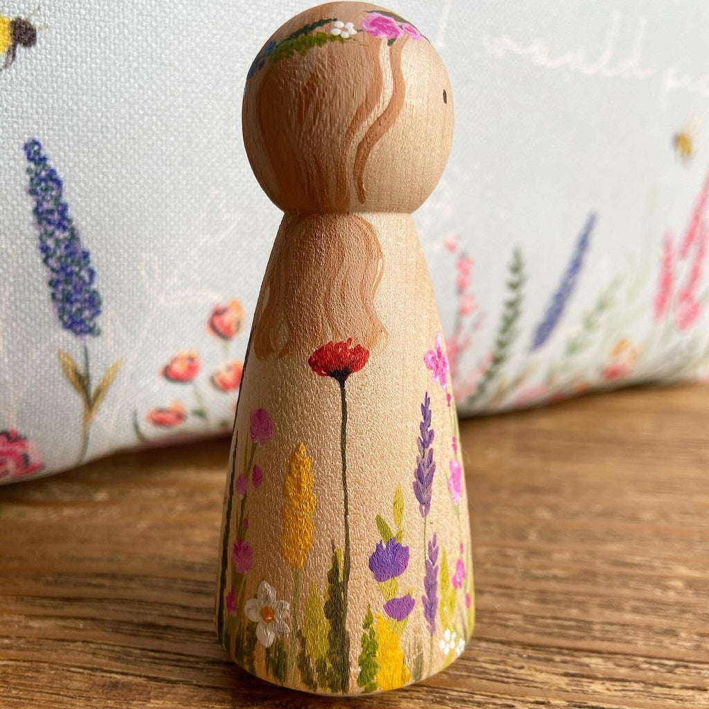 Large Wildflower Doll