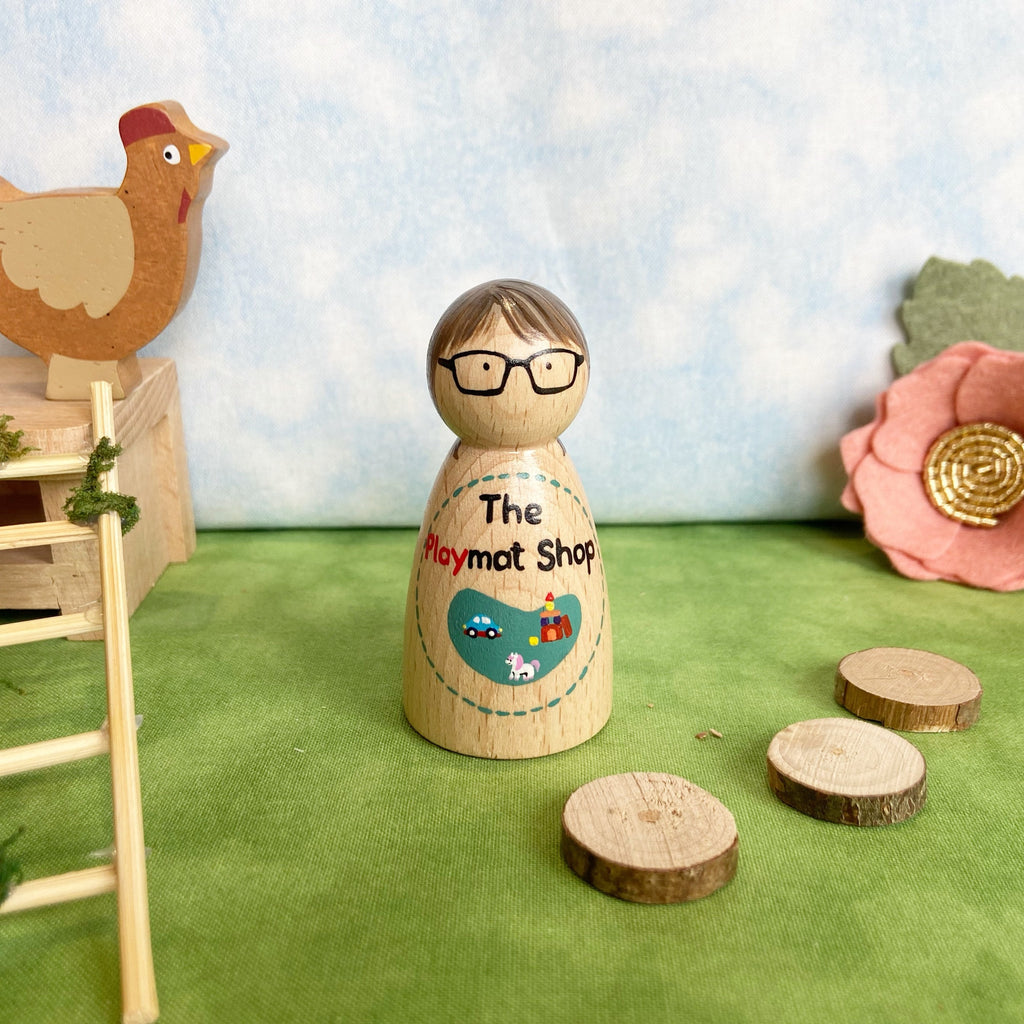 Personalised Logo Peg Doll