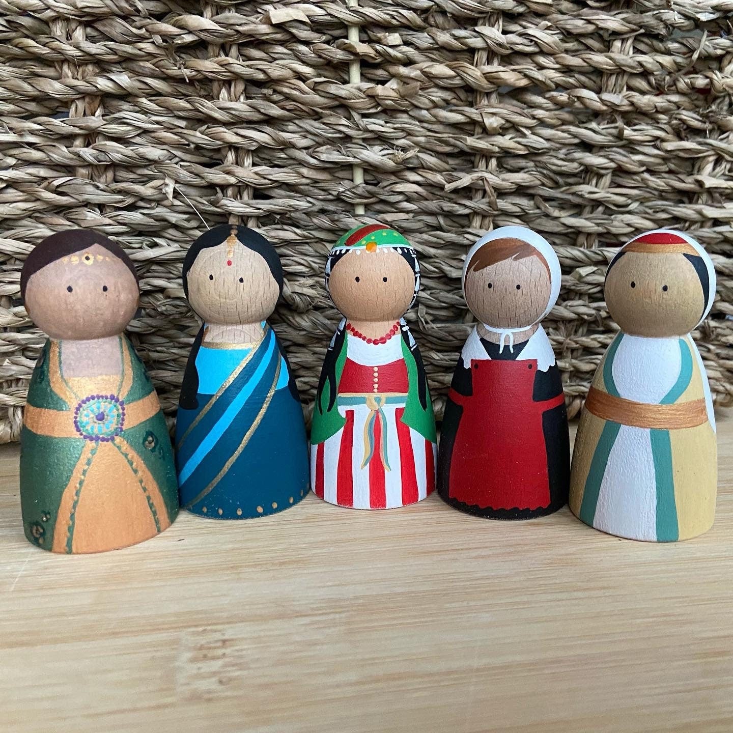 Guys and Girls of the Globe Multicultural Peg Dolls
