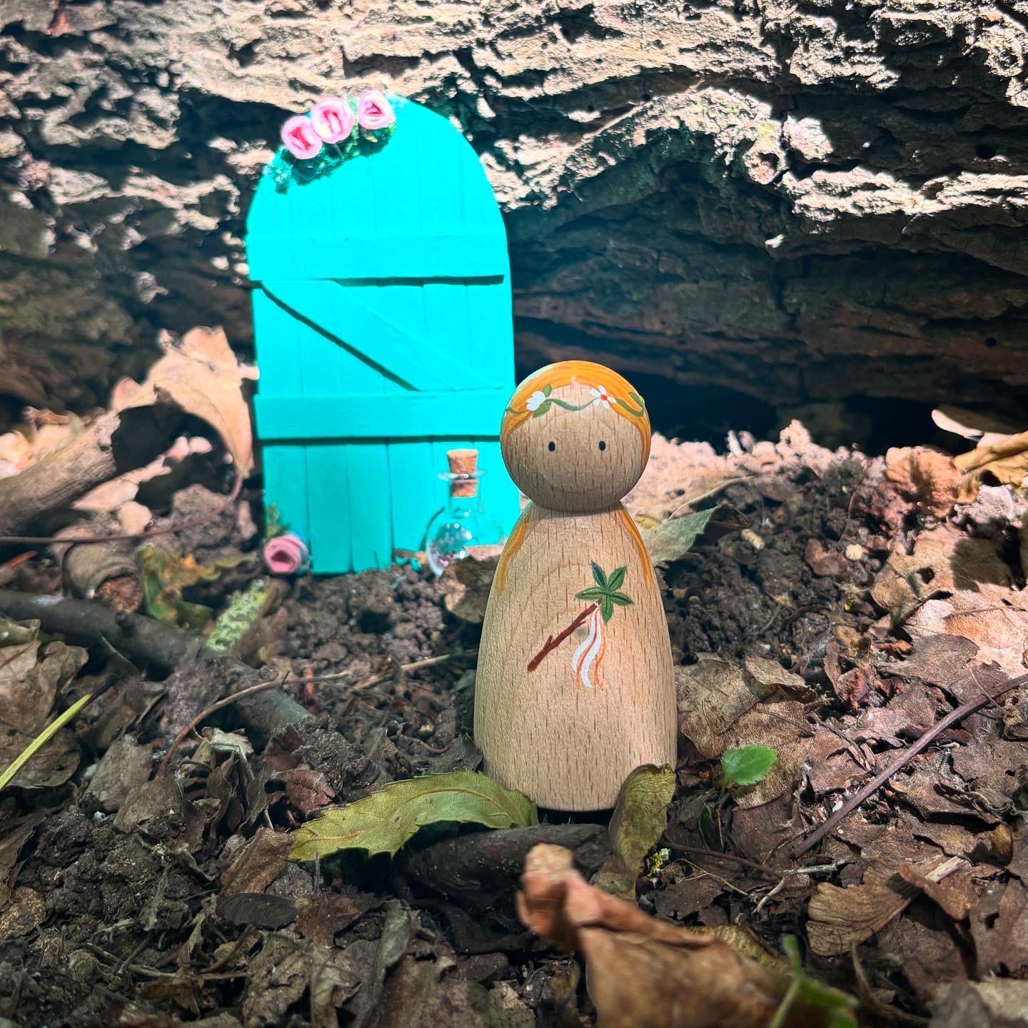 Forest Nature Fairy Peg Doll