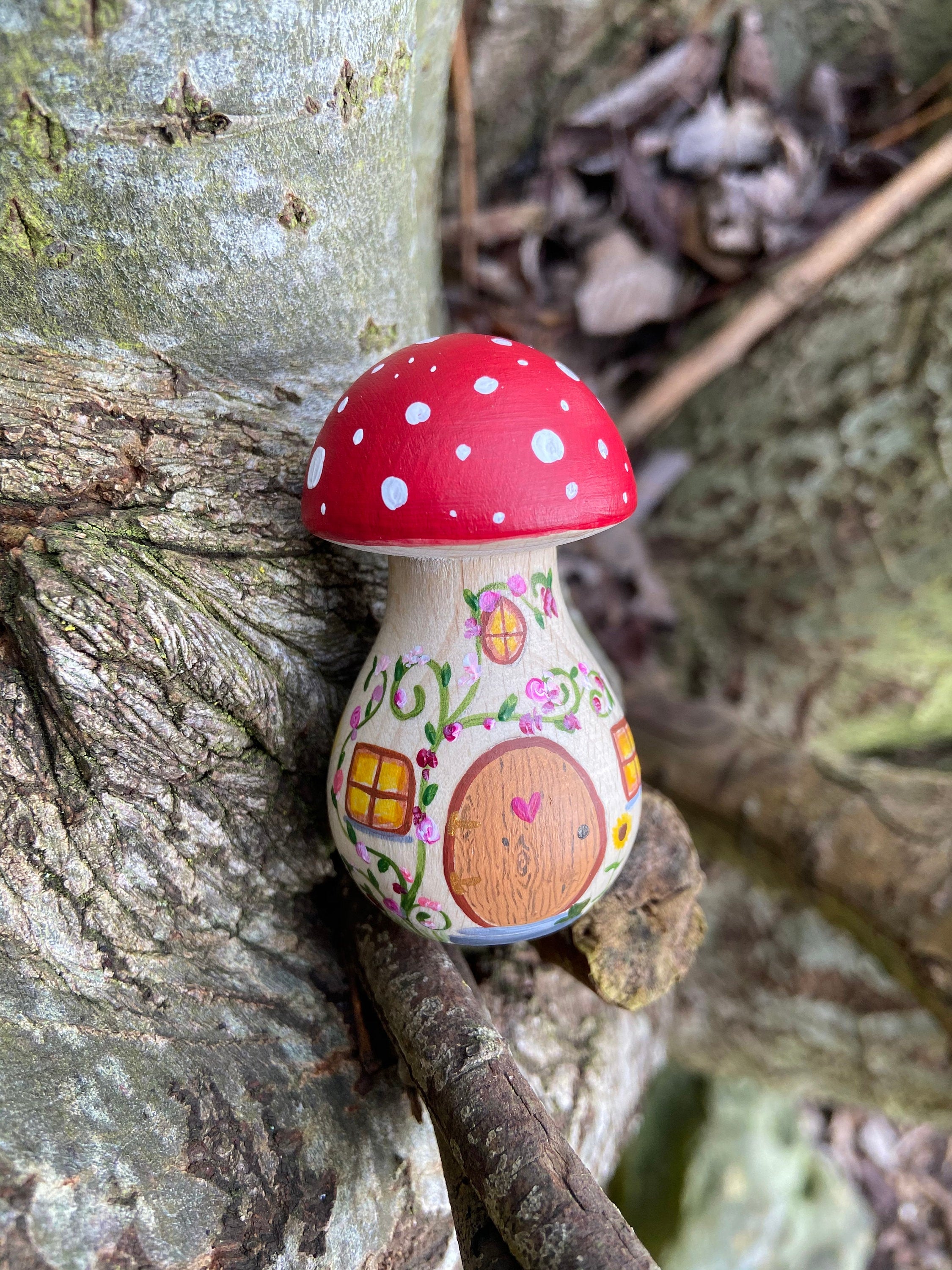 Magical Toadstool Fairy House