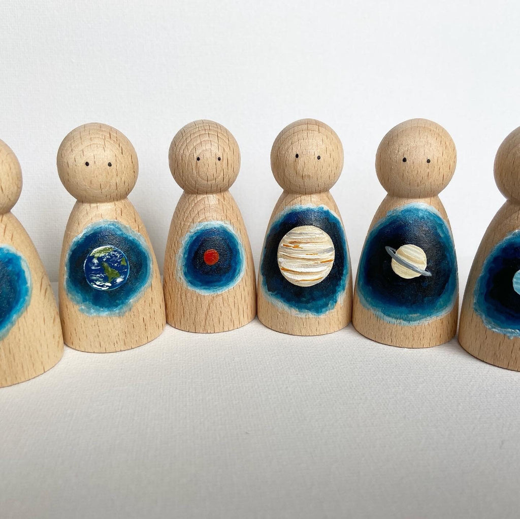 Solar System Peg Doll Set
