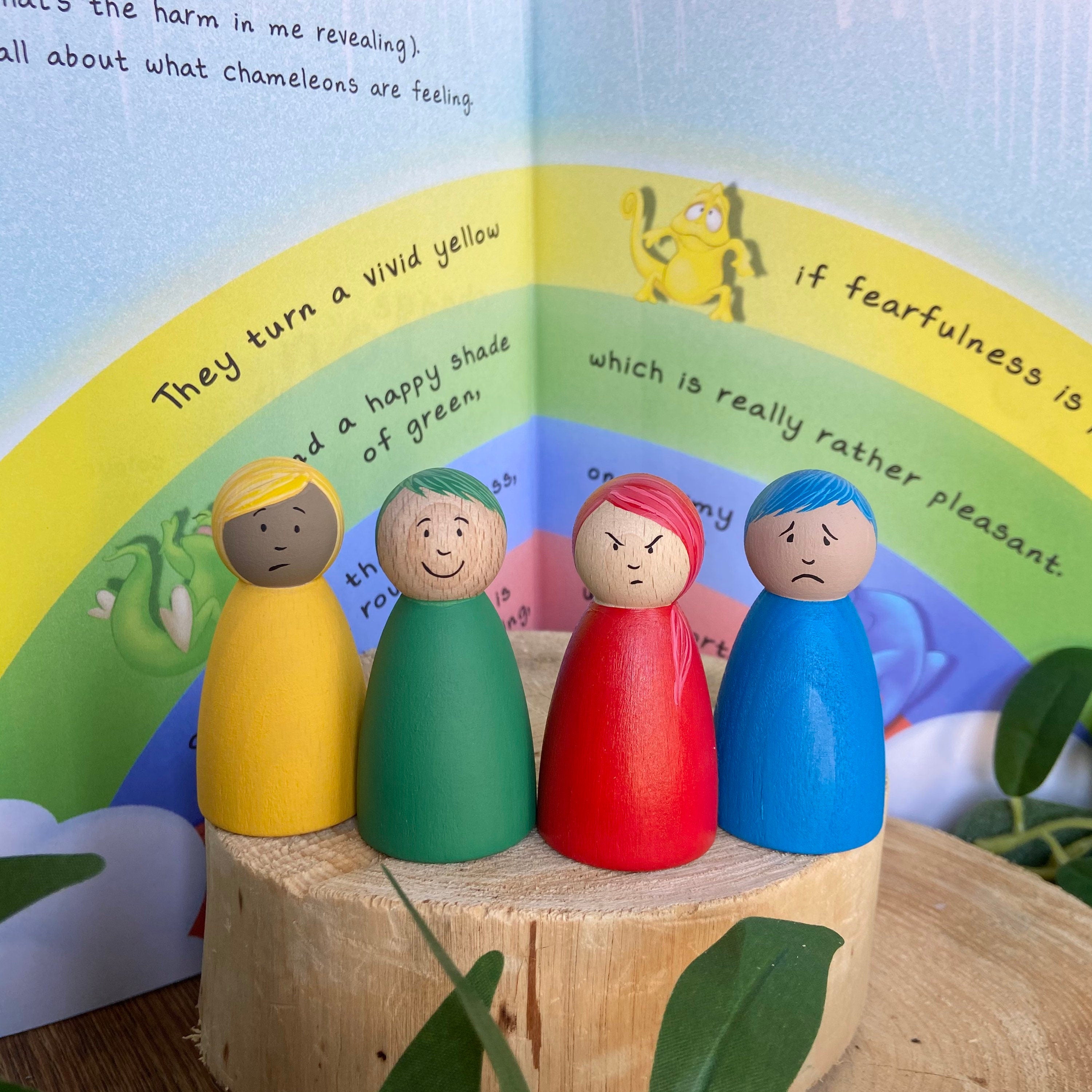Montessori Emotions Zones of Regulations Peg Dolls