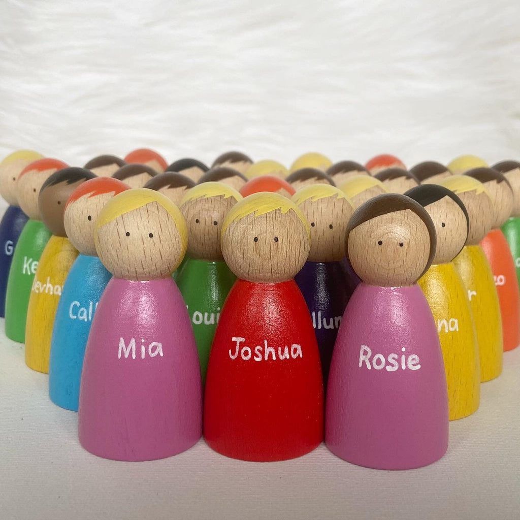 Self Registration Personalised Peg Dolls