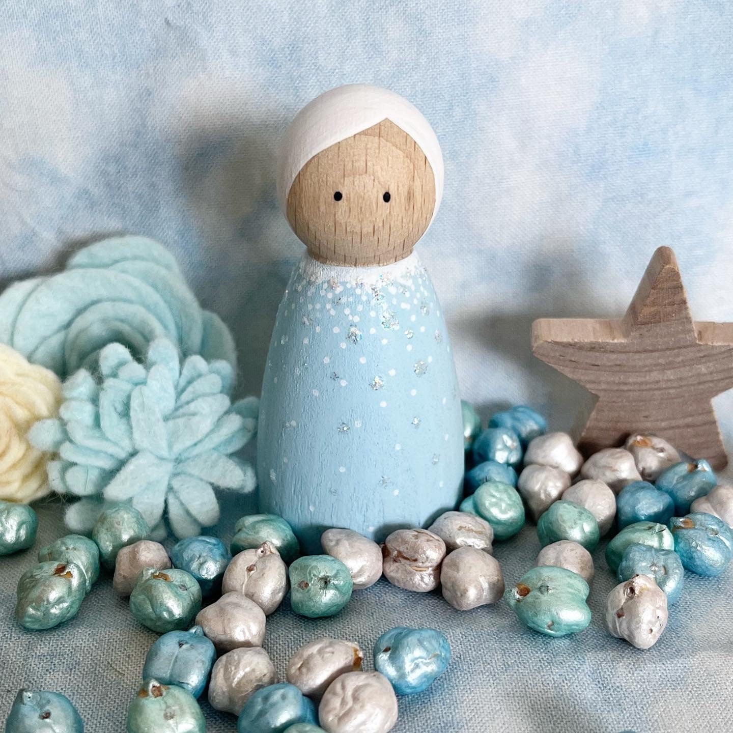 Sparkle Peg Doll