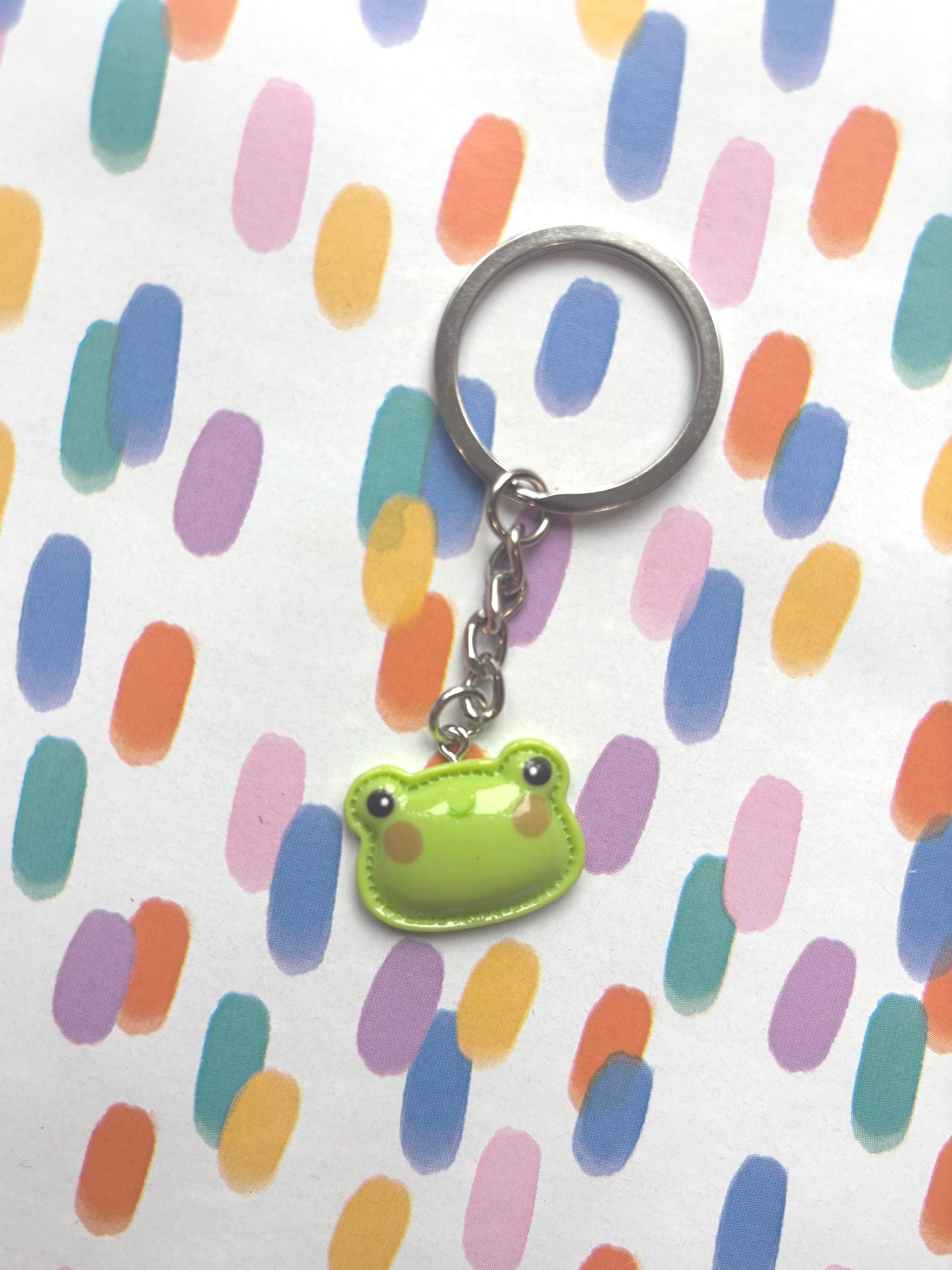 Resin Frog Keyring Gift