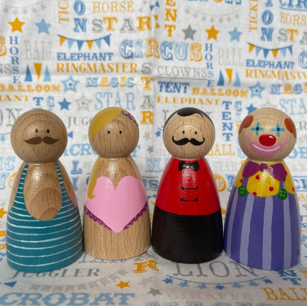 Circus Peg Dolls