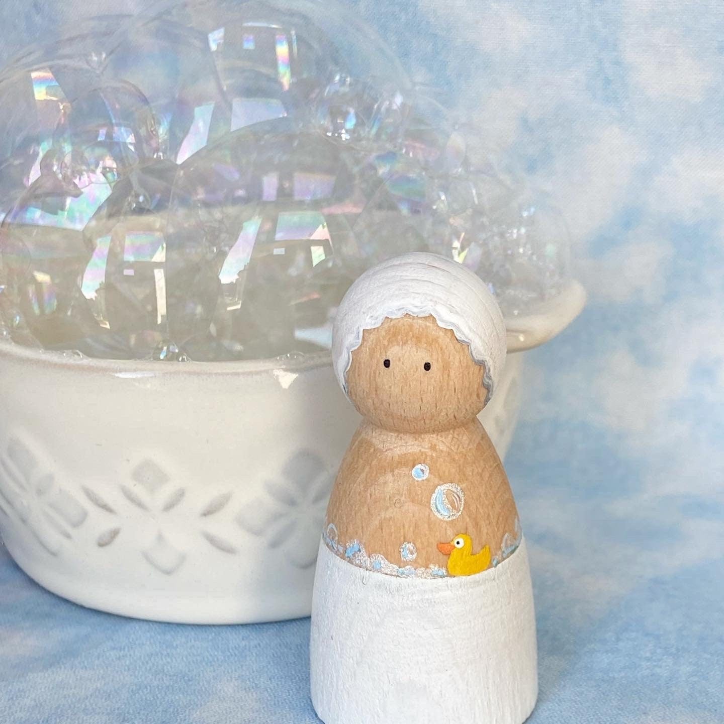 Rub-a-Dub Peg Doll