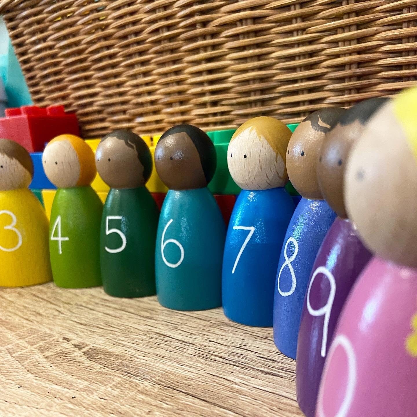 Montessori Number Peg Dolls