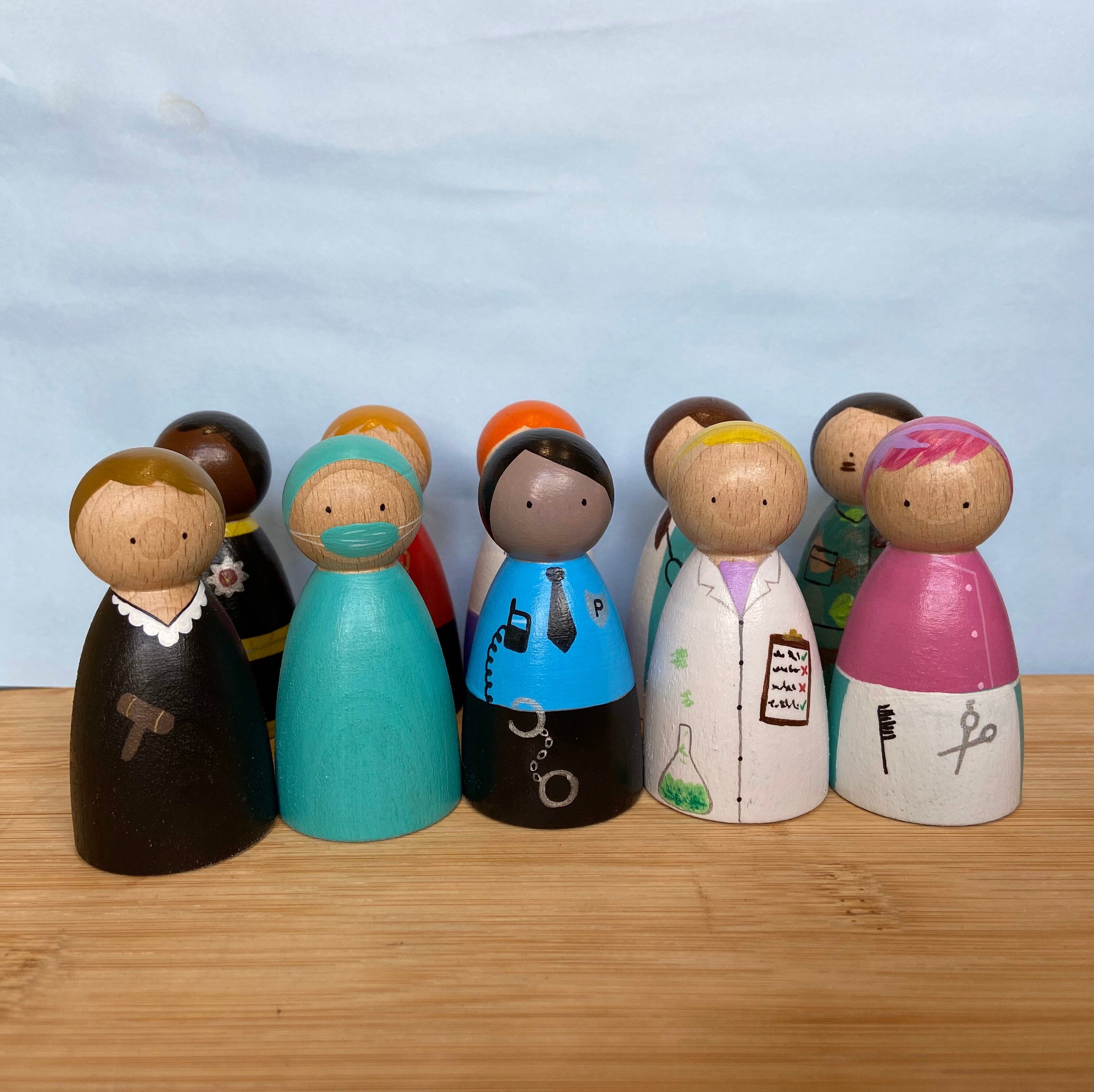 Occupation Peg Dolls