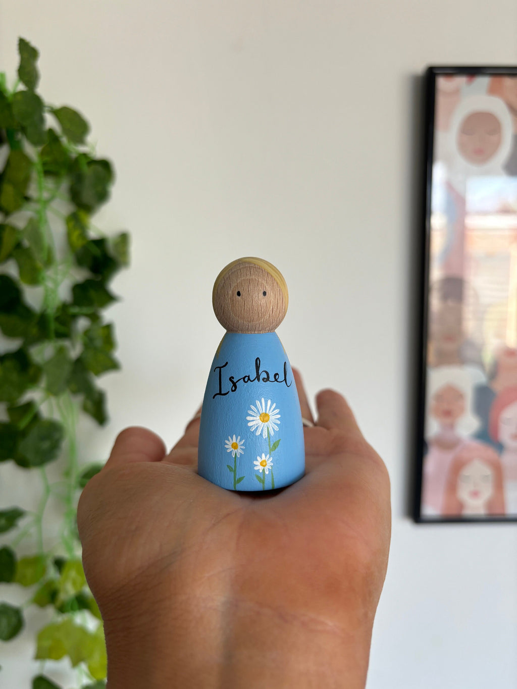 Personalised Name Peg Doll