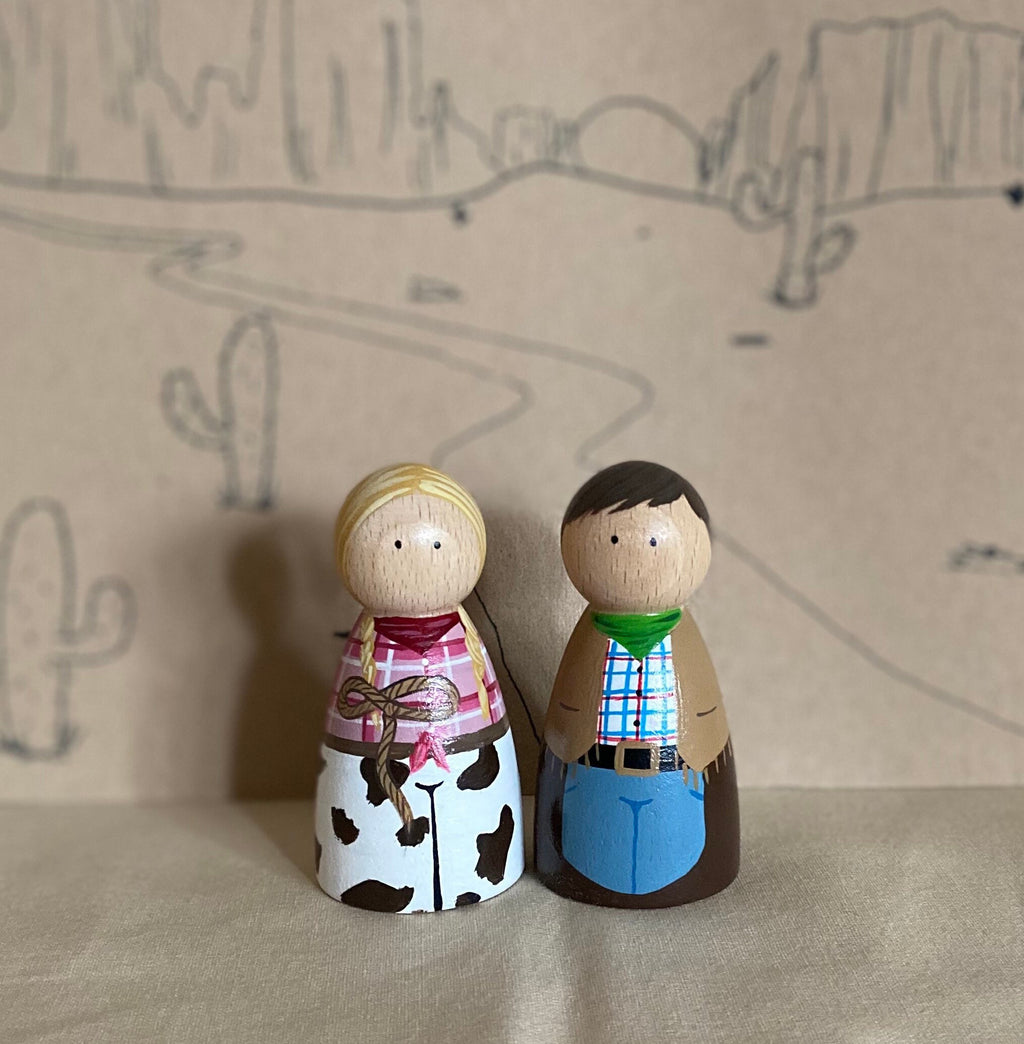 Wild West Peg Dolls