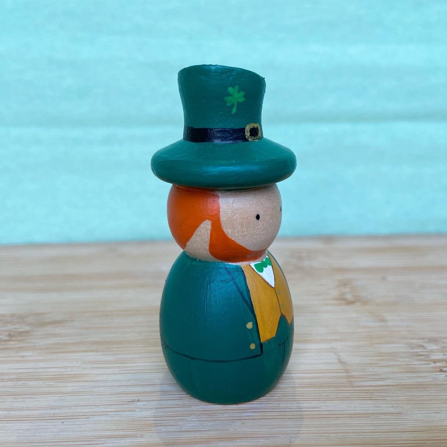 St Patrick’s Day Peg Doll