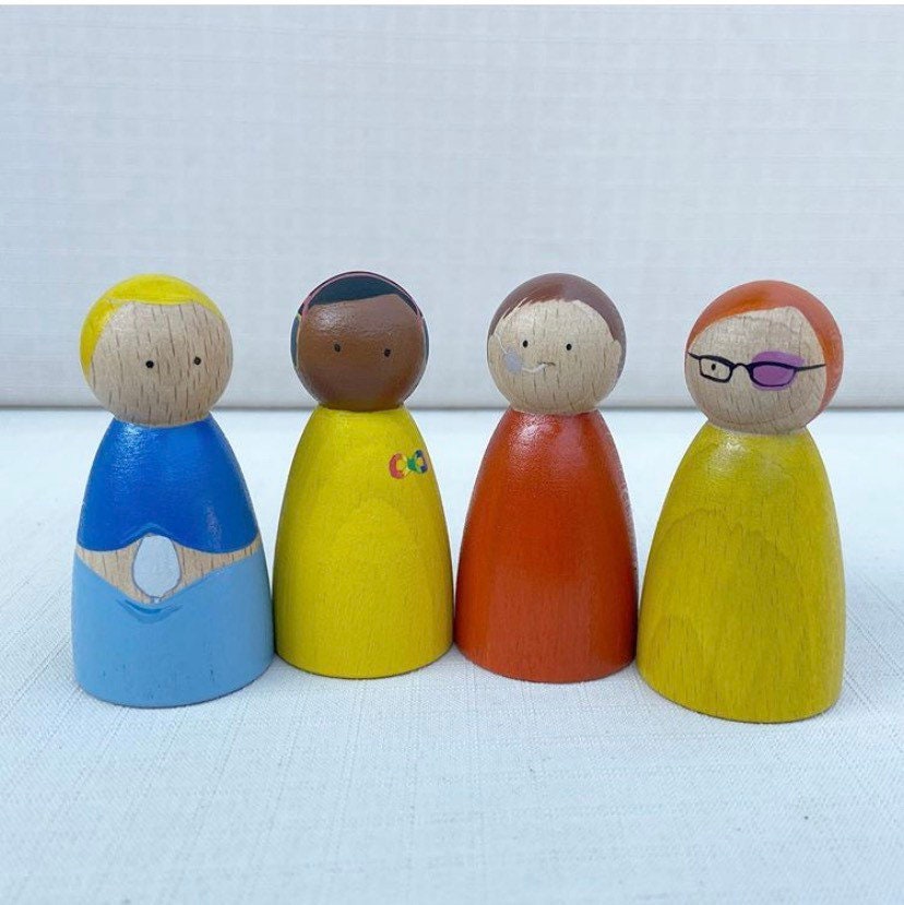 Inclusive Peg Doll Set