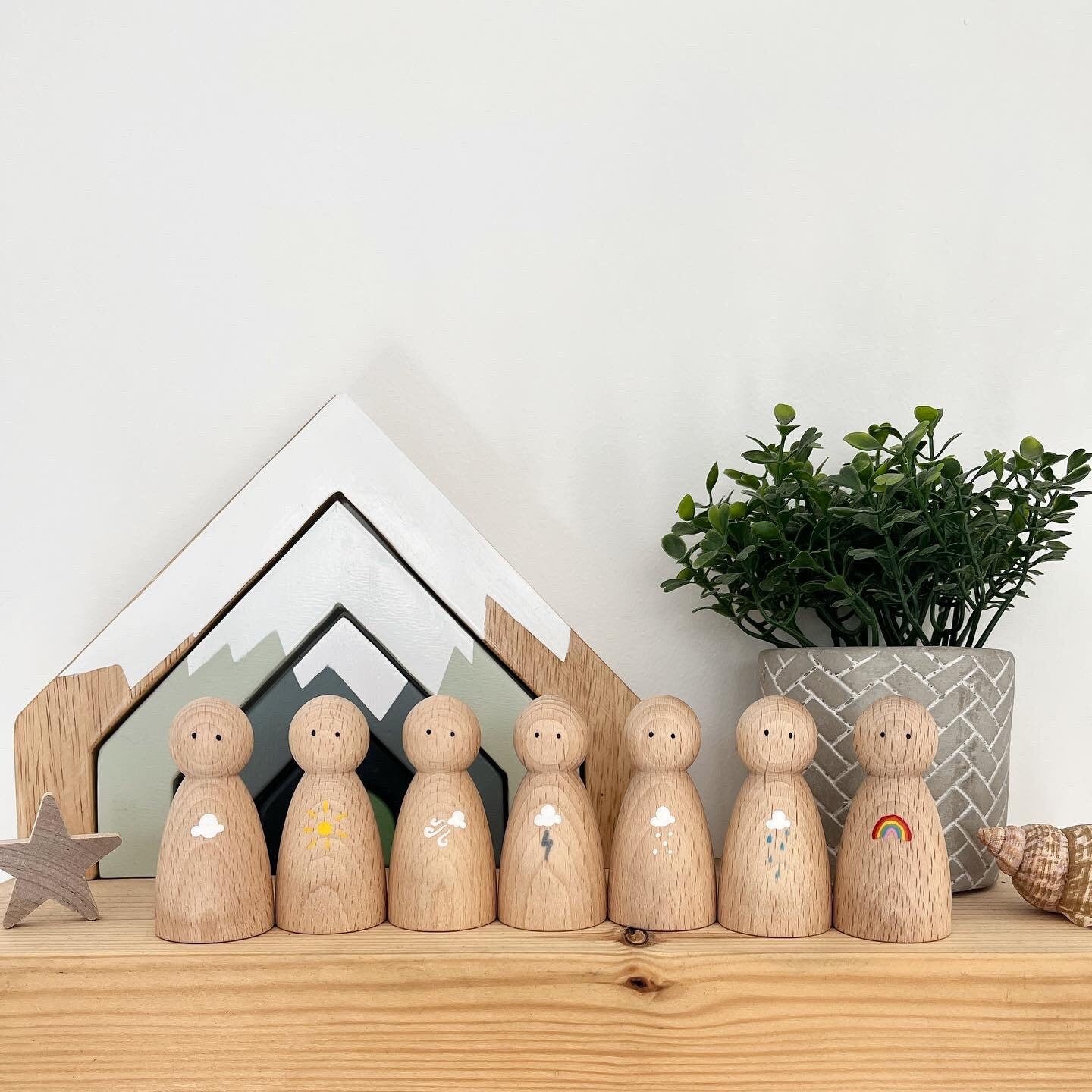 Weather Peg Doll Set