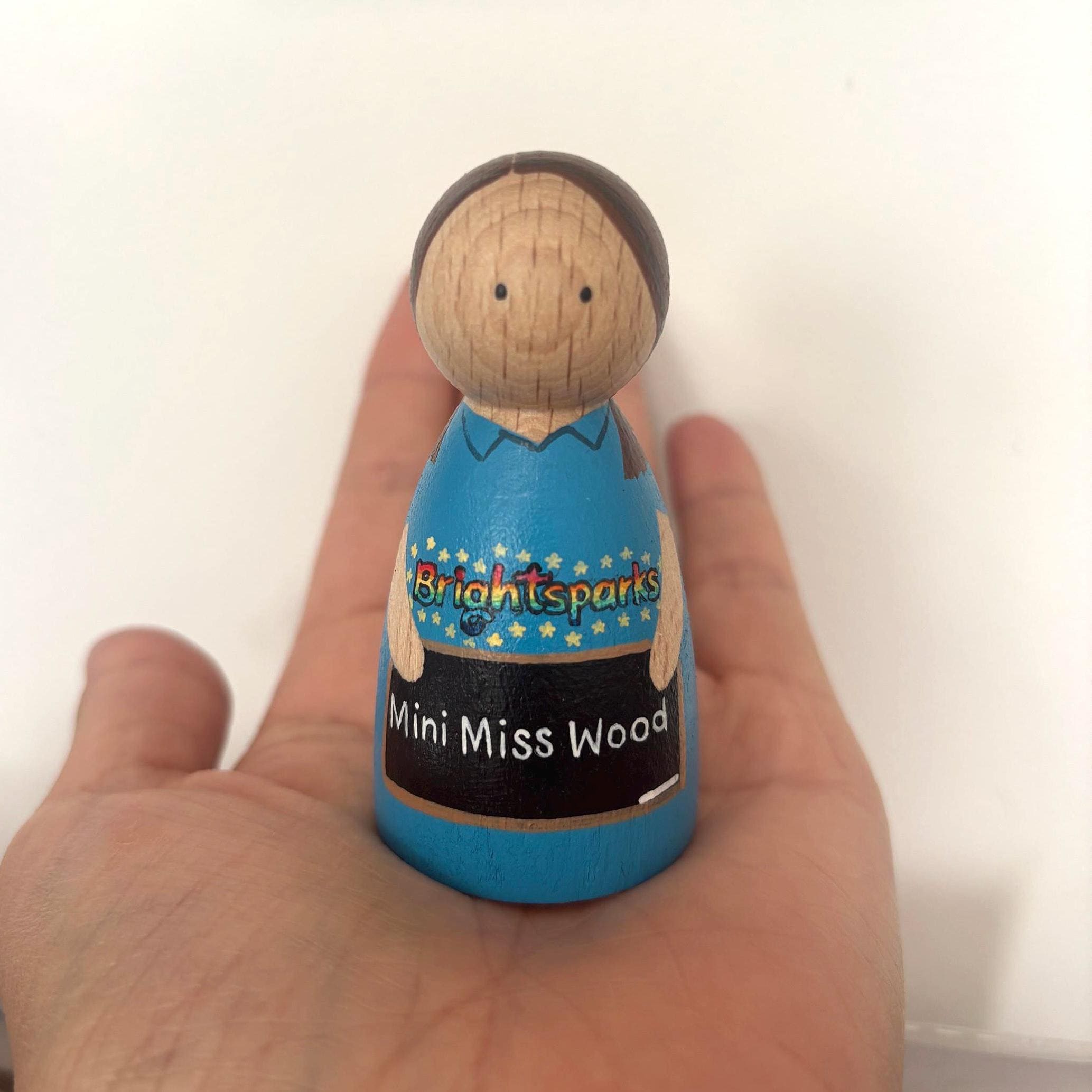 Personalised Teacher Peg Doll