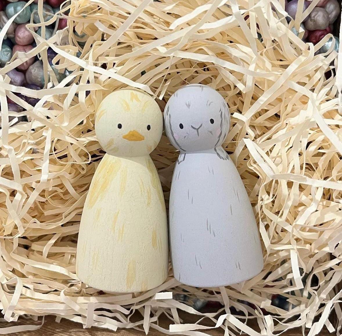 Easter Toys Peg Dolls