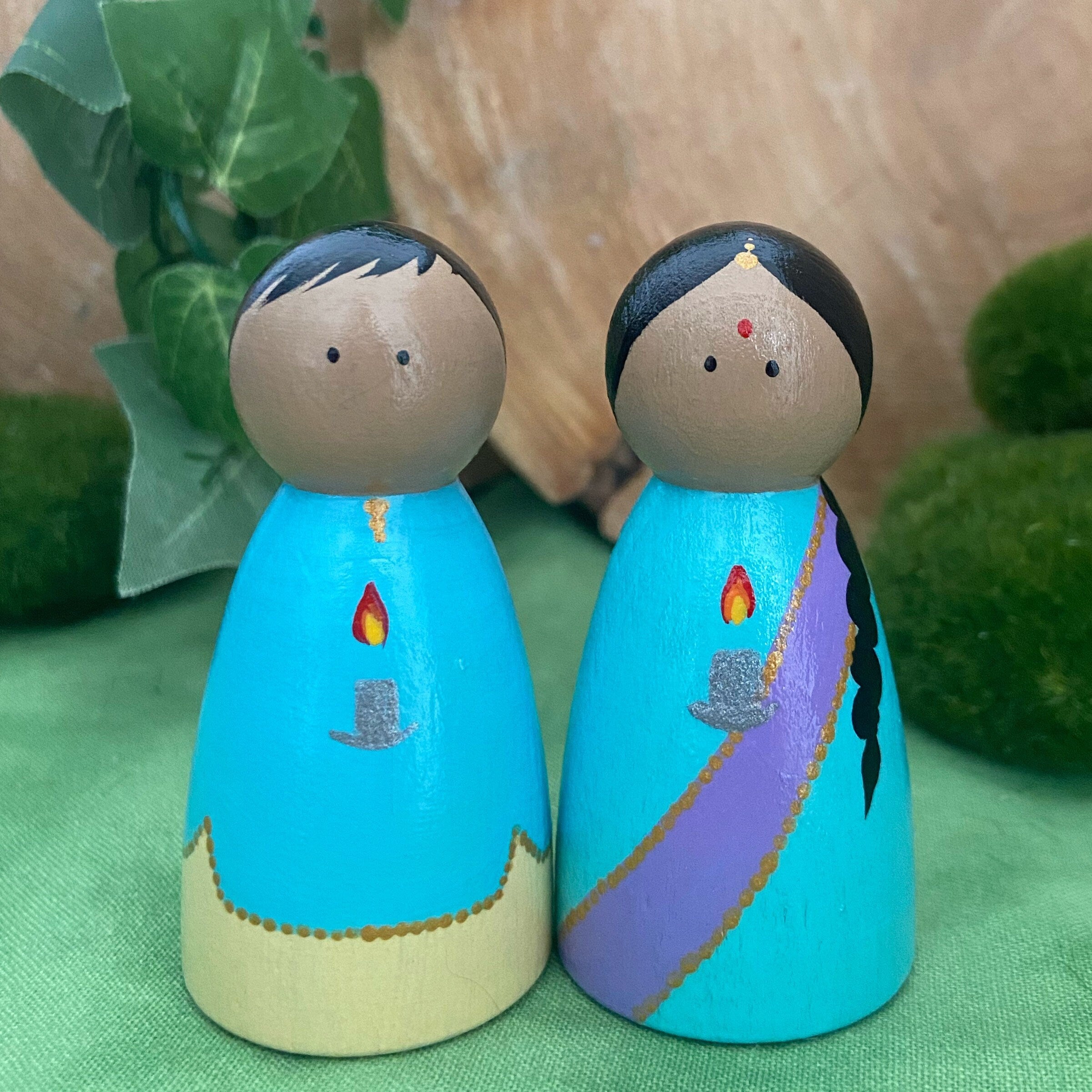 Diwali Peg Dolls