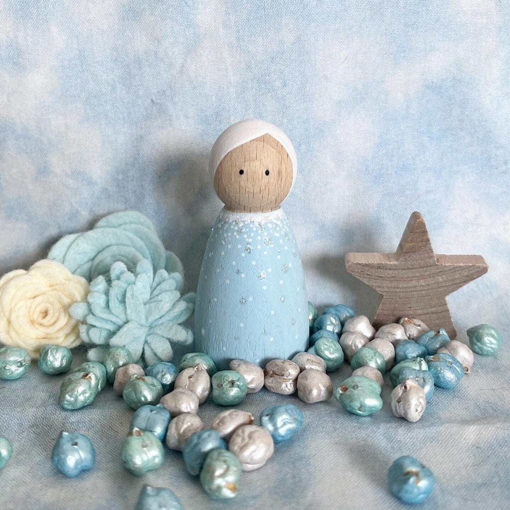 Sparkle Peg Doll
