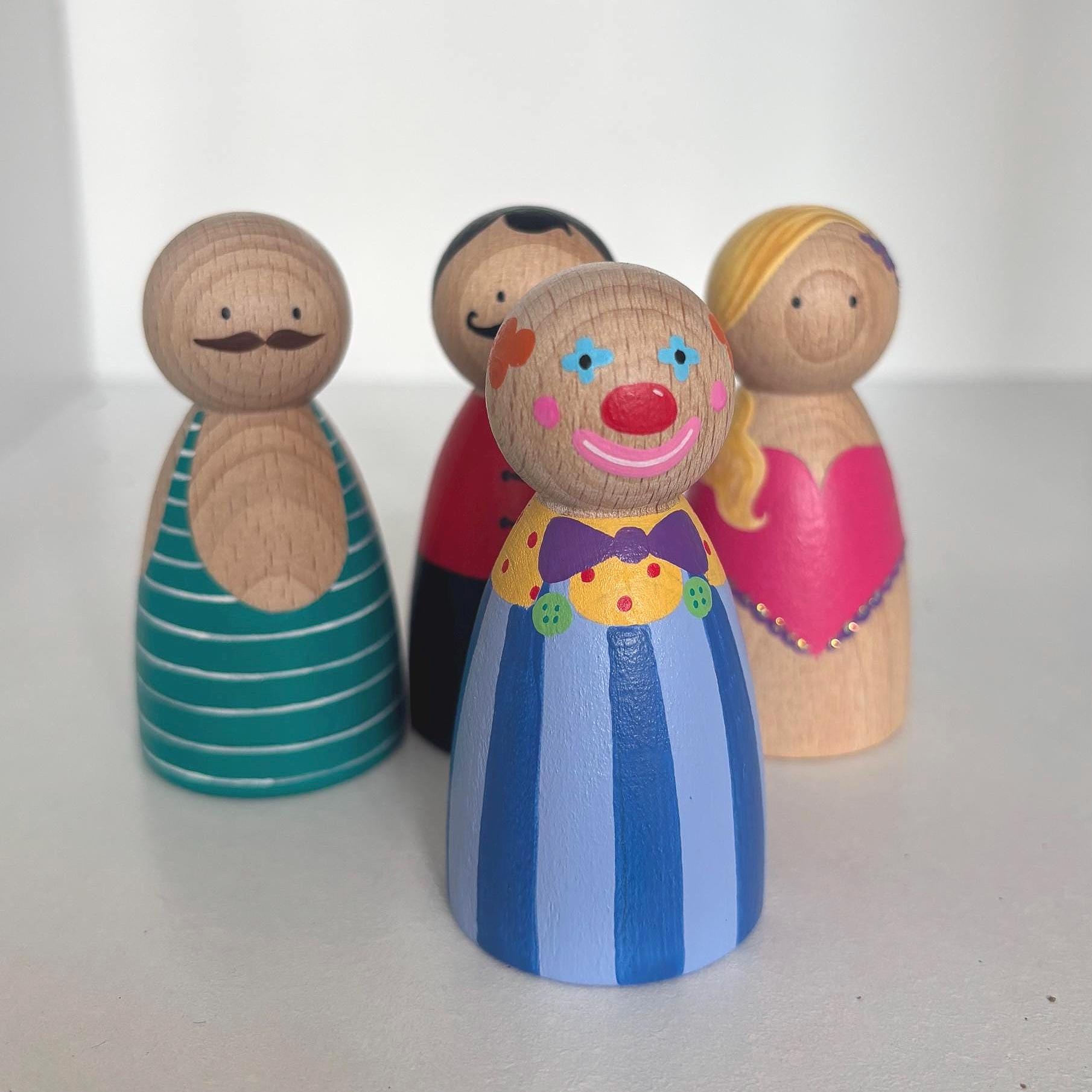 Circus Peg Dolls