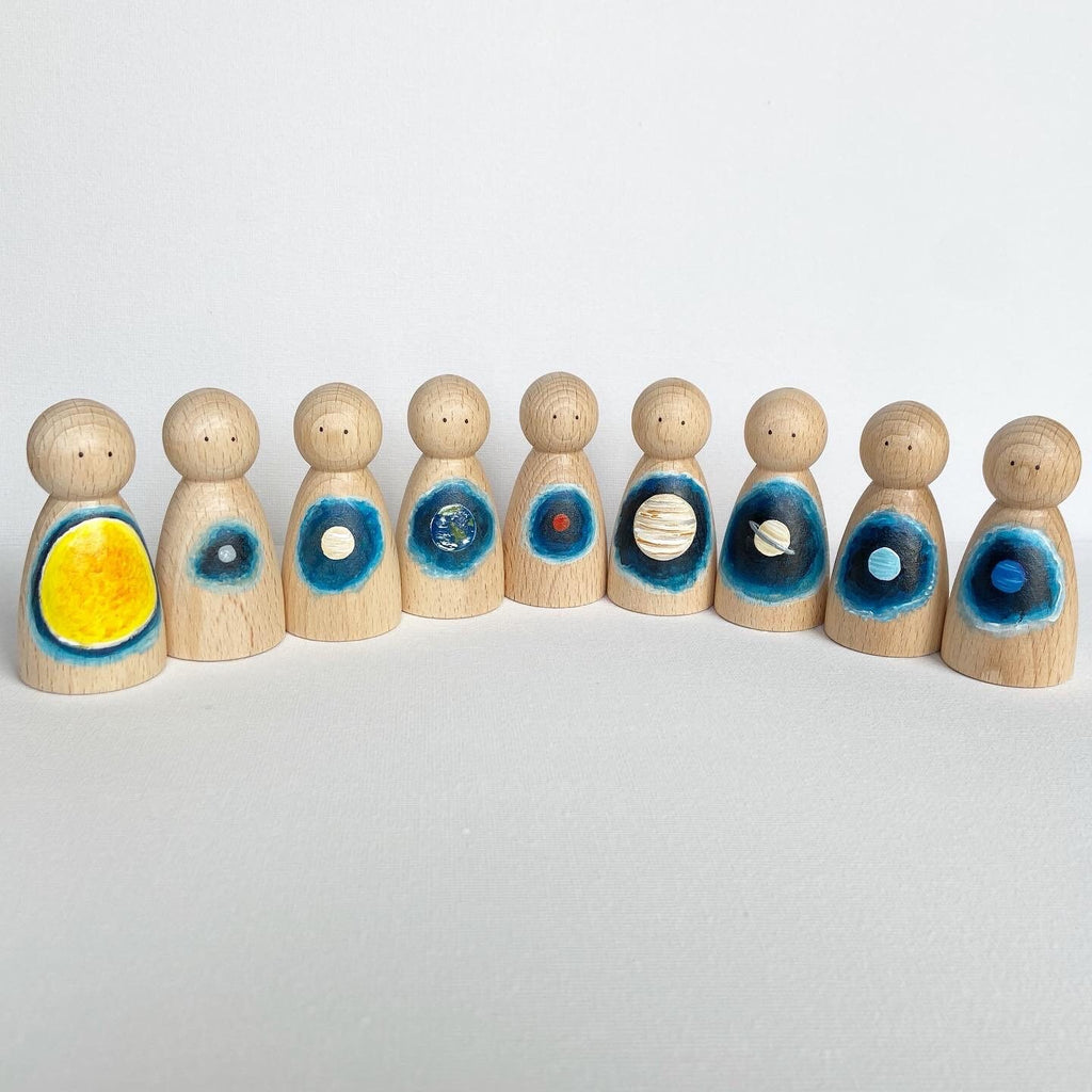 Solar System Peg Doll Set
