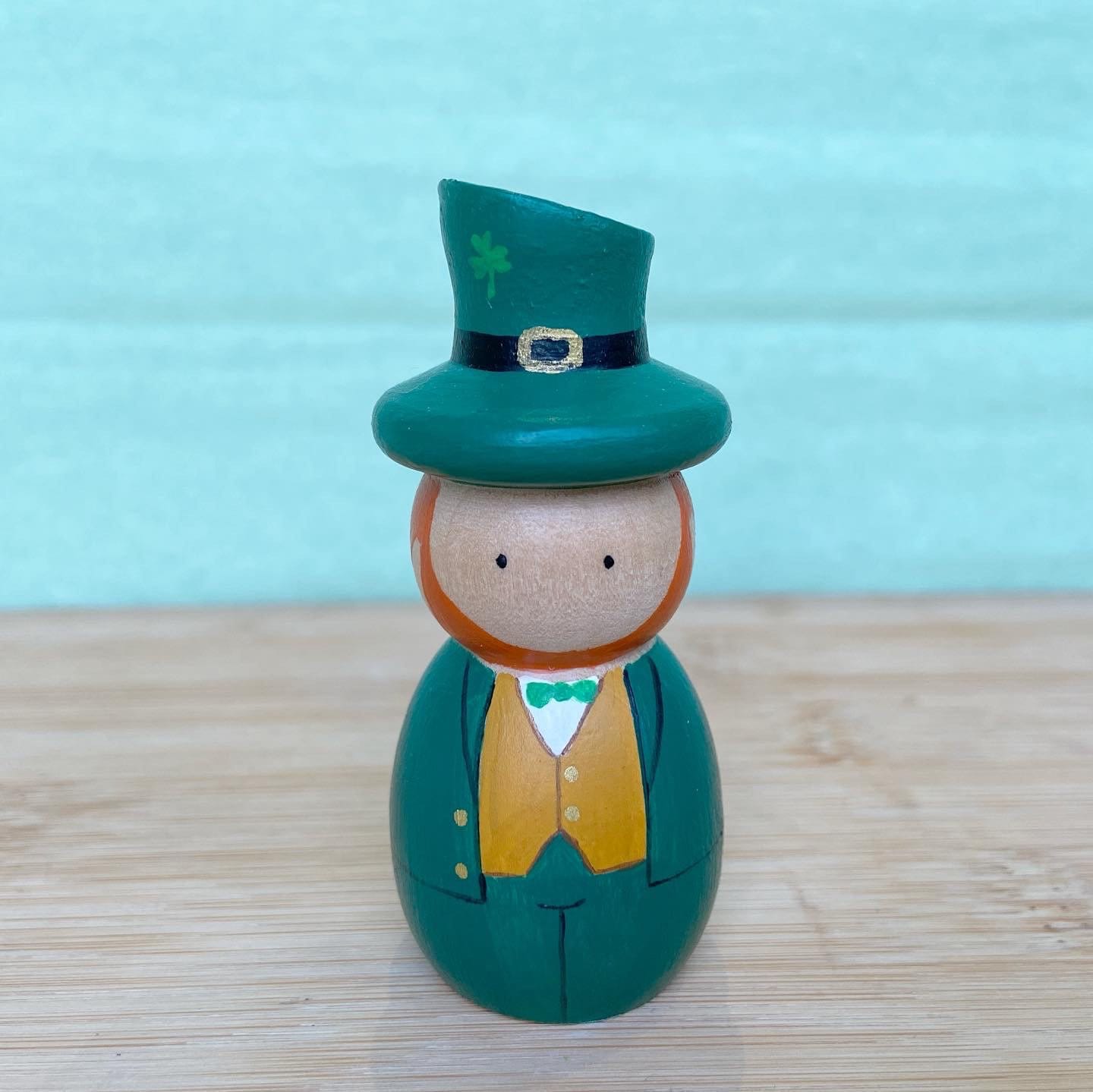 St Patrick’s Day Peg Doll