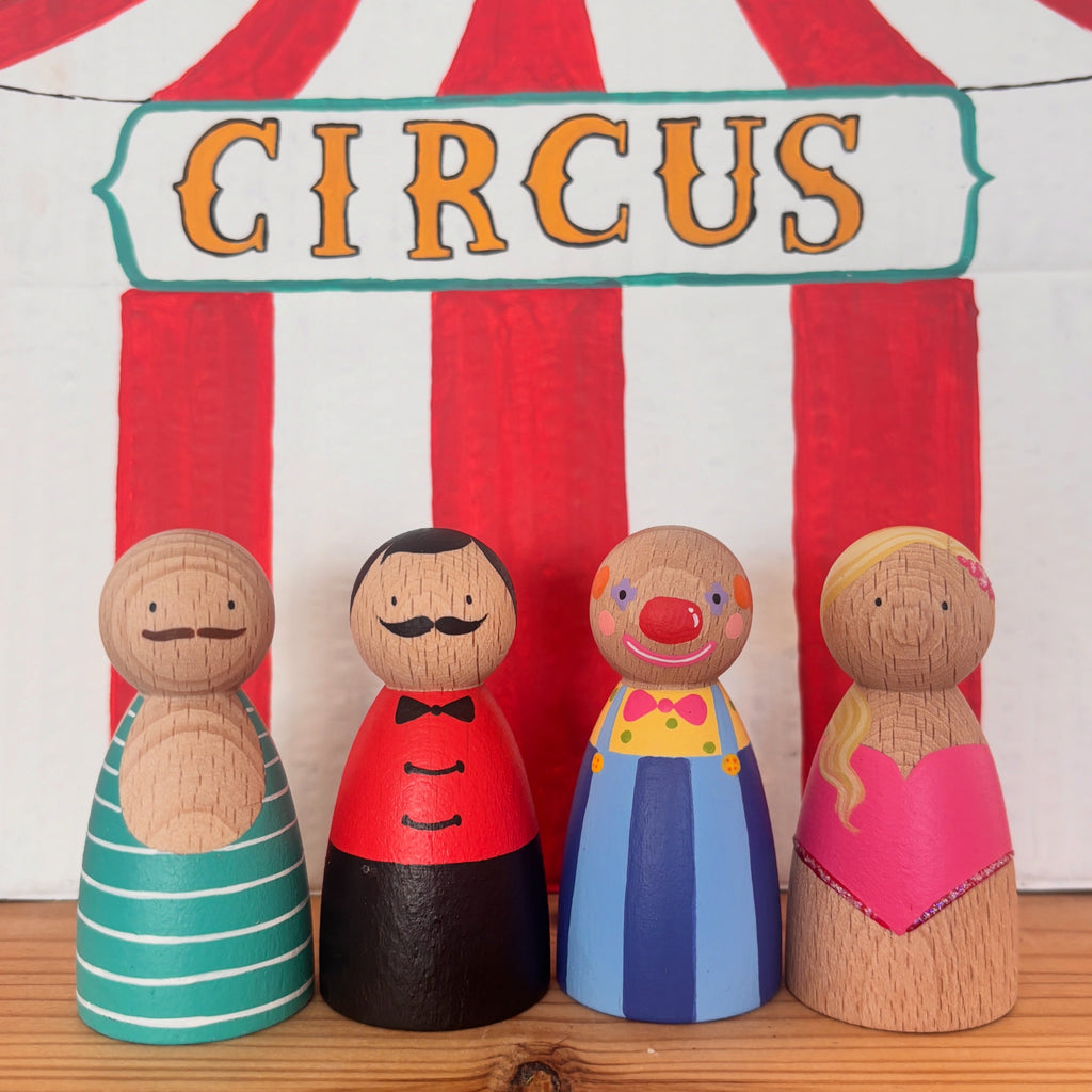 Circus Peg Dolls