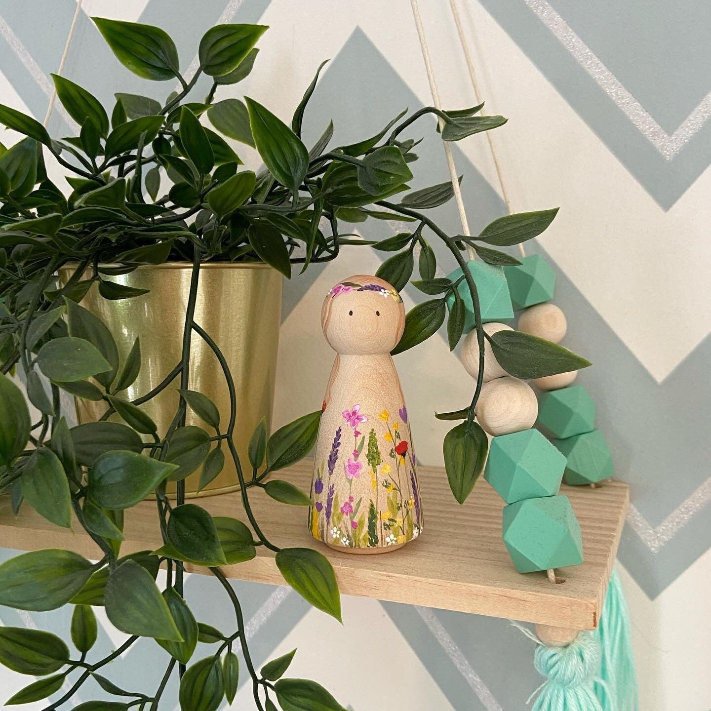 Large Wildflower Doll