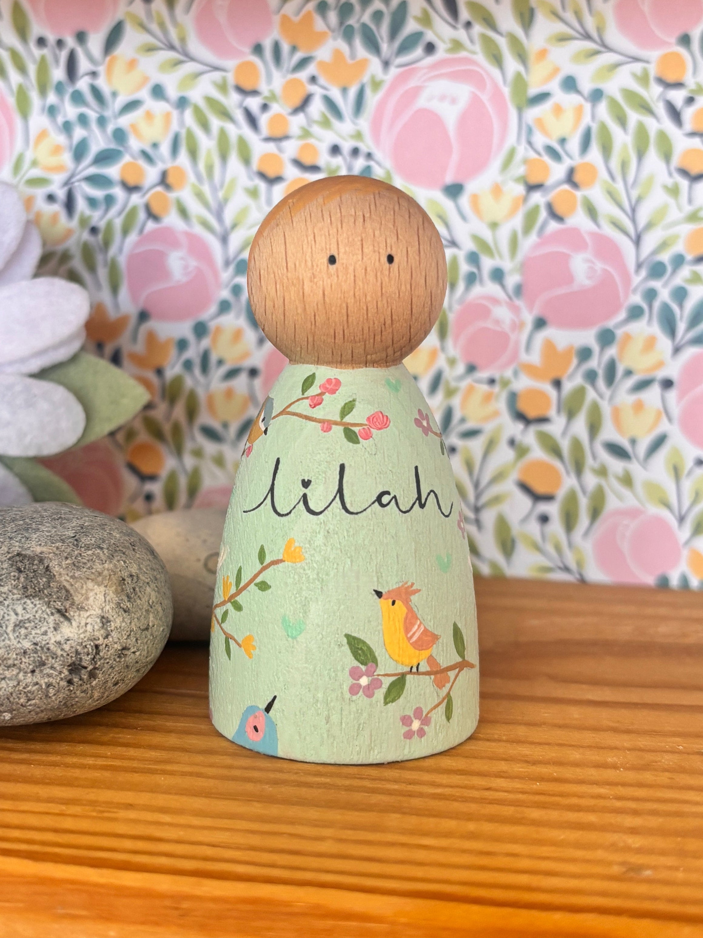 Personalised Name Peg Doll