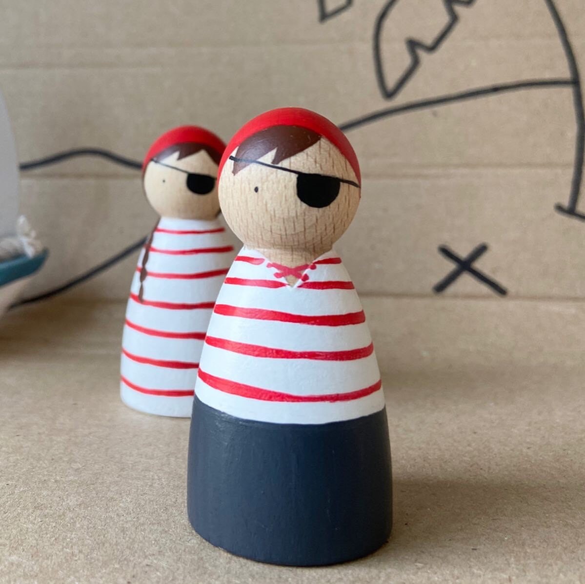 Pirate Peg Dolls