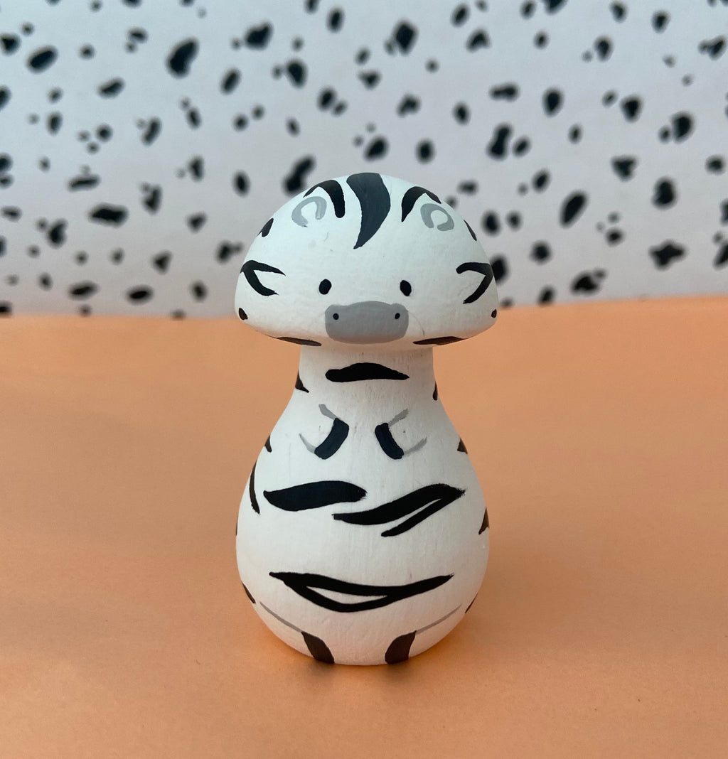 Toadstool Animal Peg Dolls