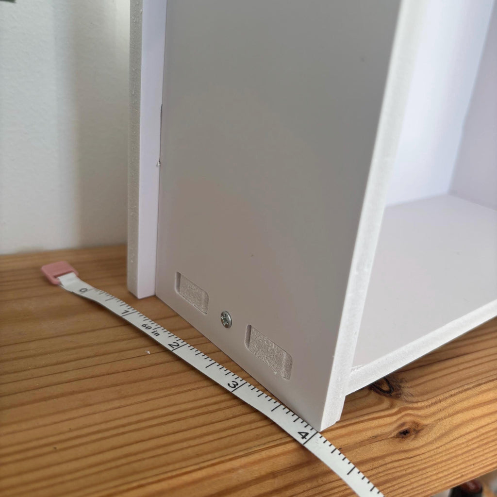 White Wooden Dolls House Shelf