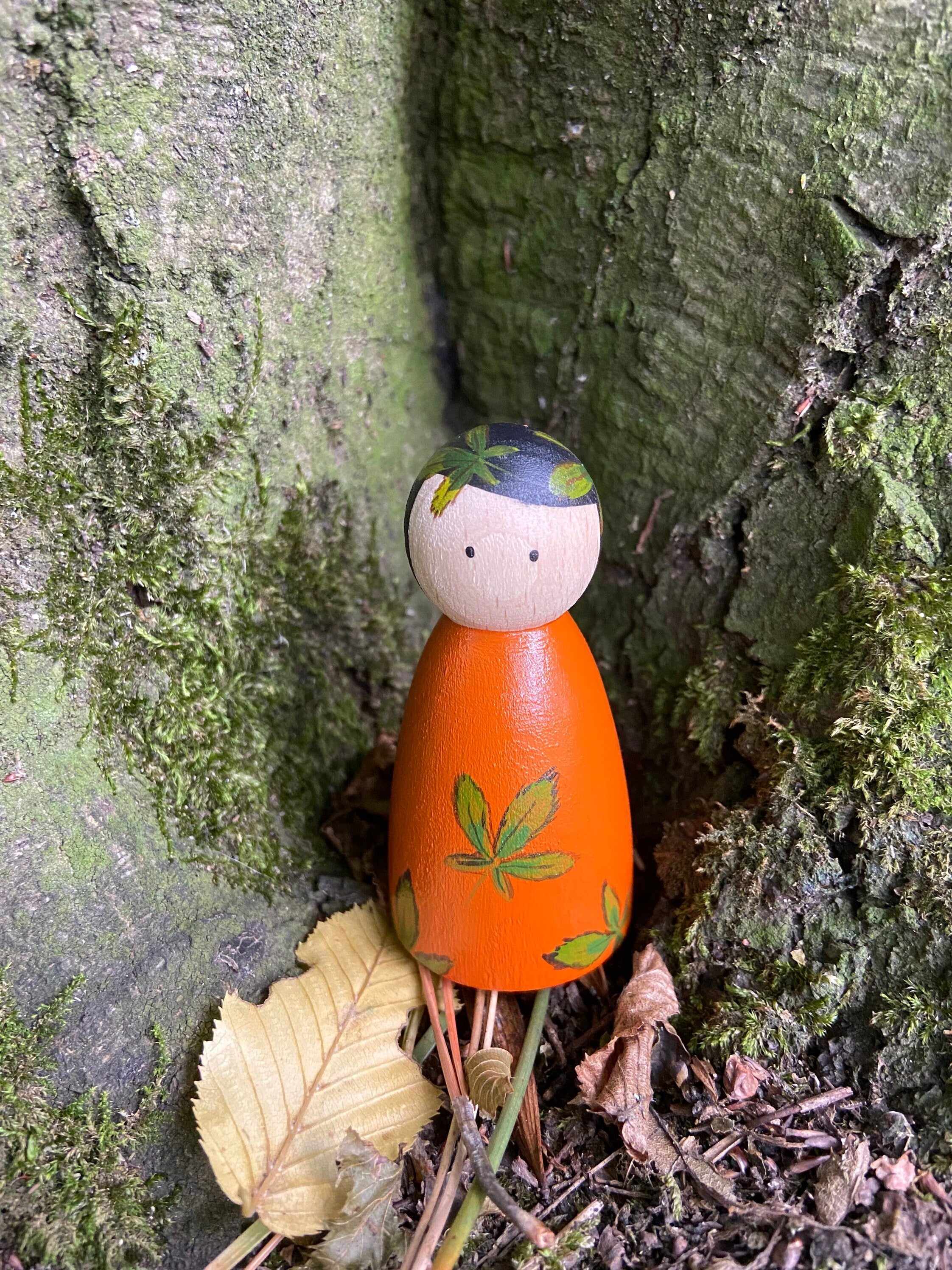 Autumn Peg Dolls