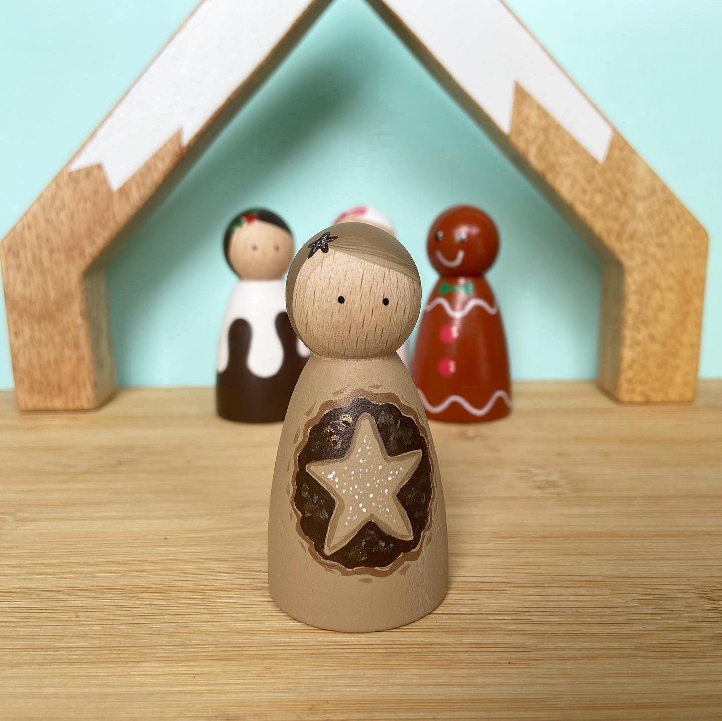 Christmas Sweet Treats Peg Dolls