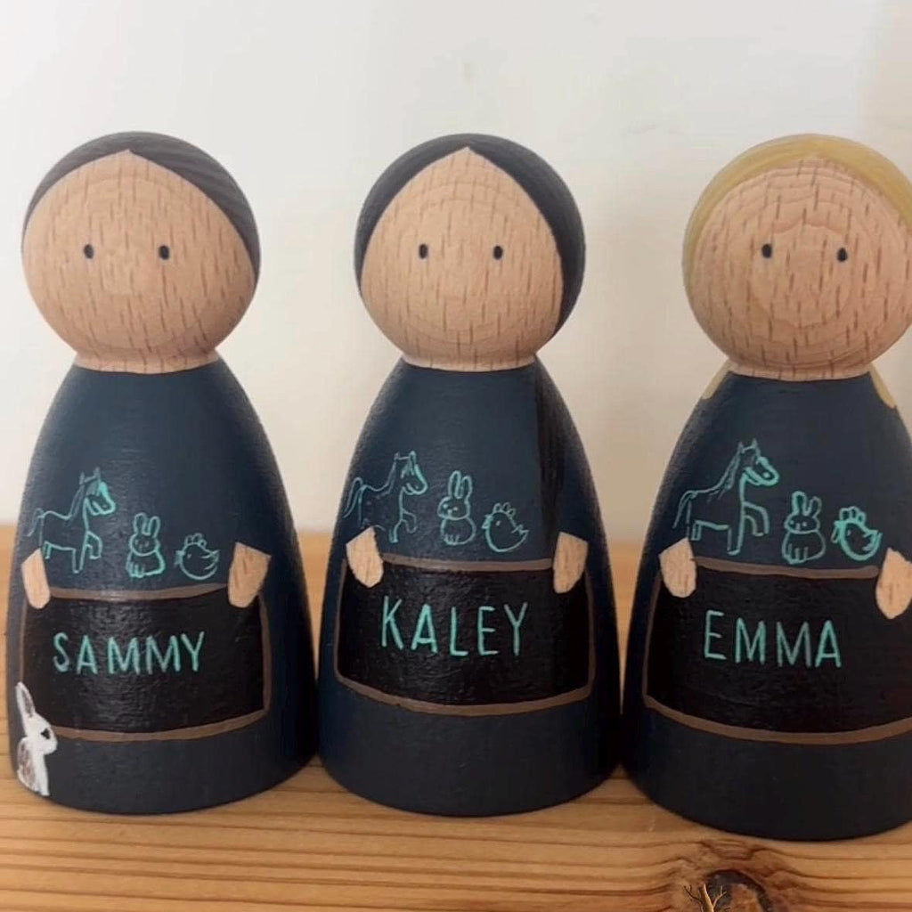Personalised Teacher Peg Doll