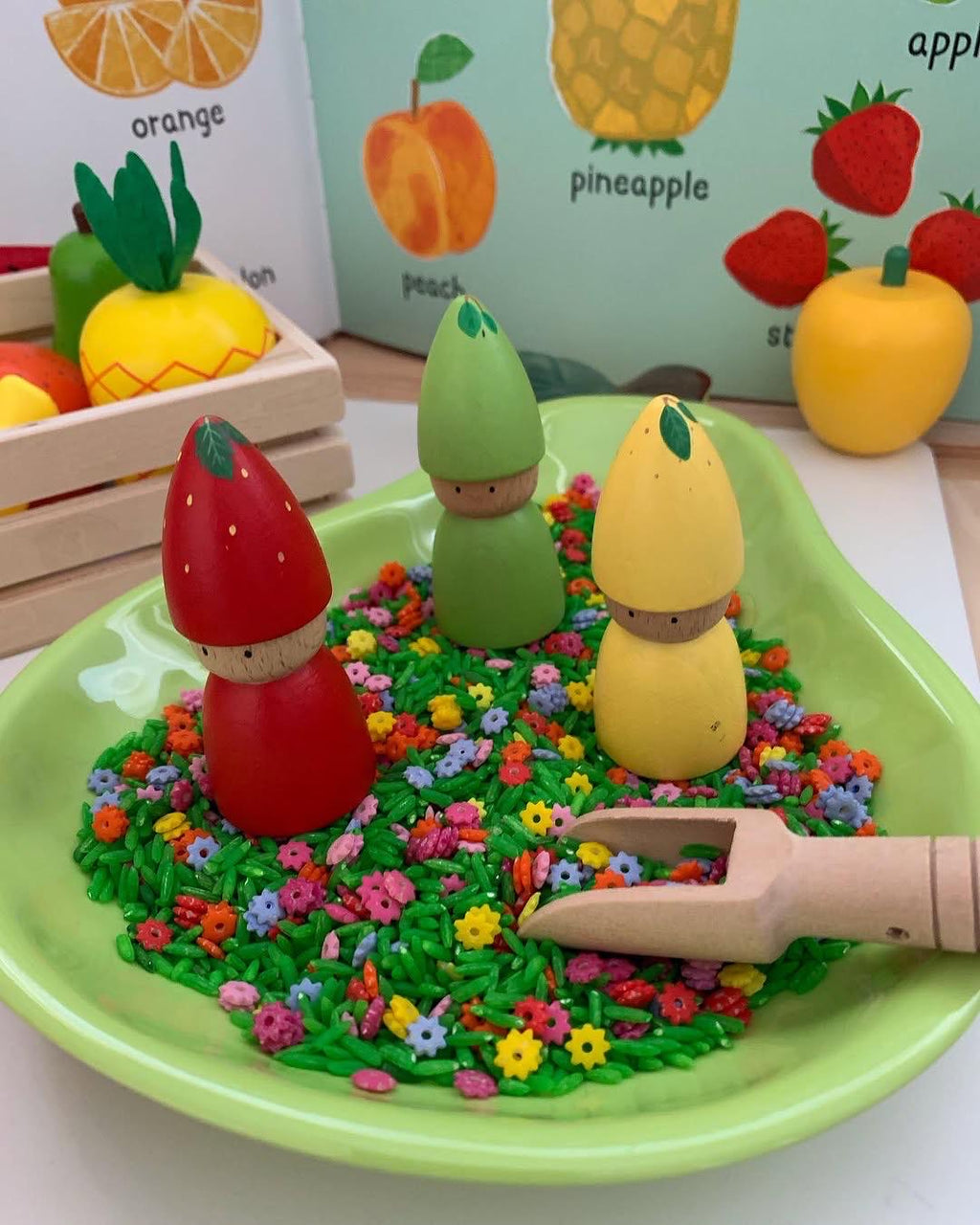 Fruit Friends Peg Doll
