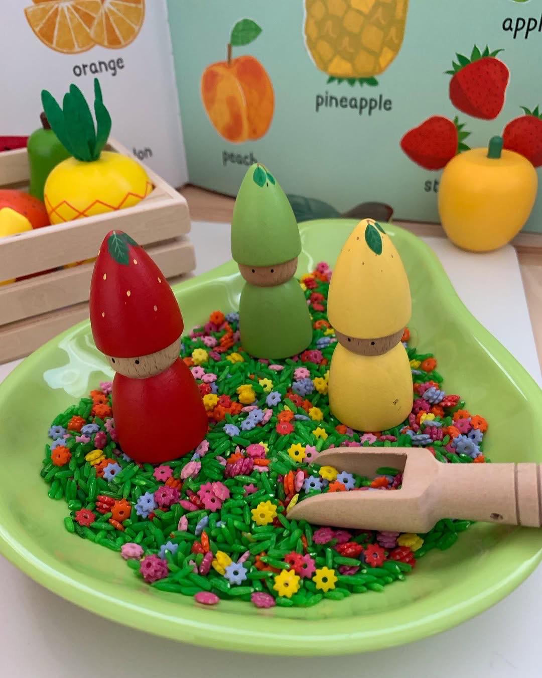 Fruit Friends Peg Doll