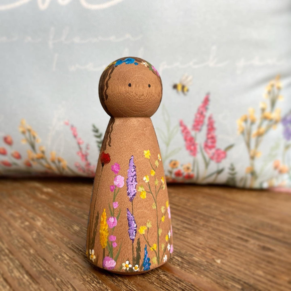 Large Wildflower Doll