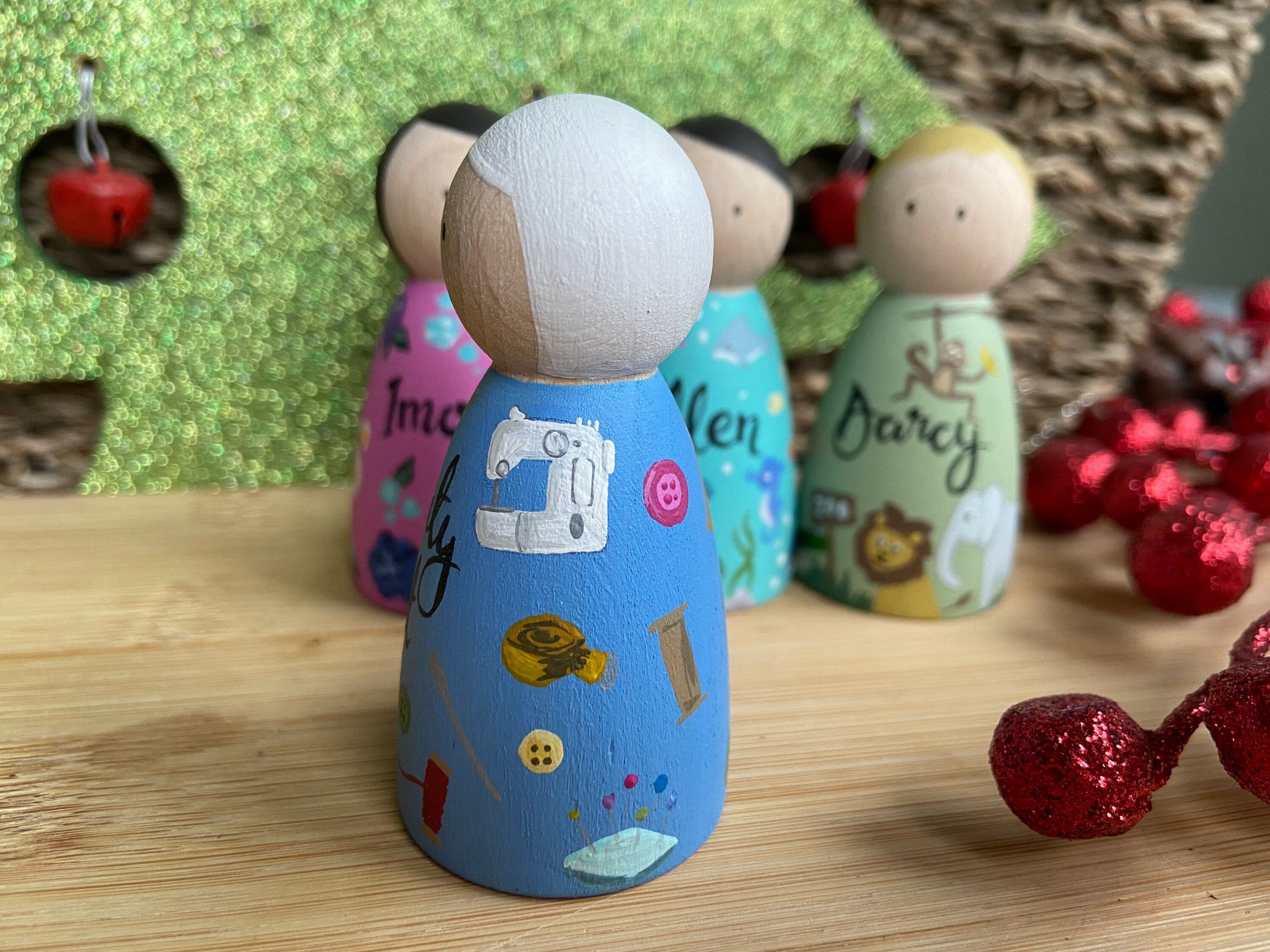 Personalised Name Peg Doll