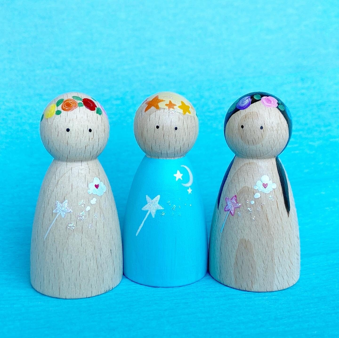 Tooth / Dummy / Worry Fairy Peg Doll
