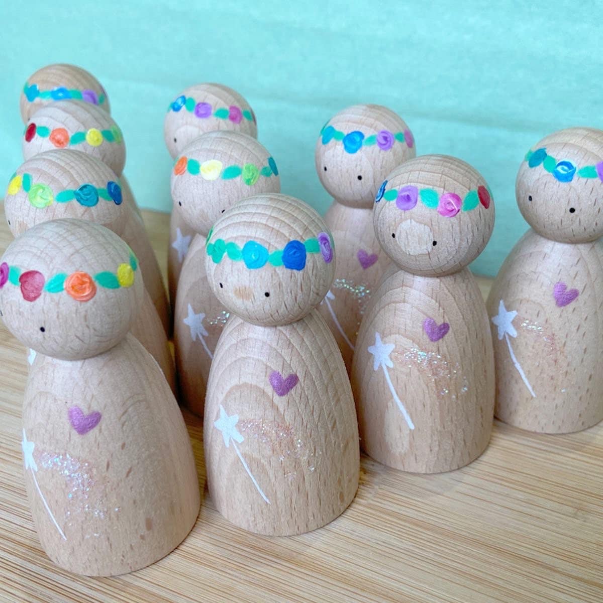 Tooth / Dummy / Worry Fairy Peg Doll